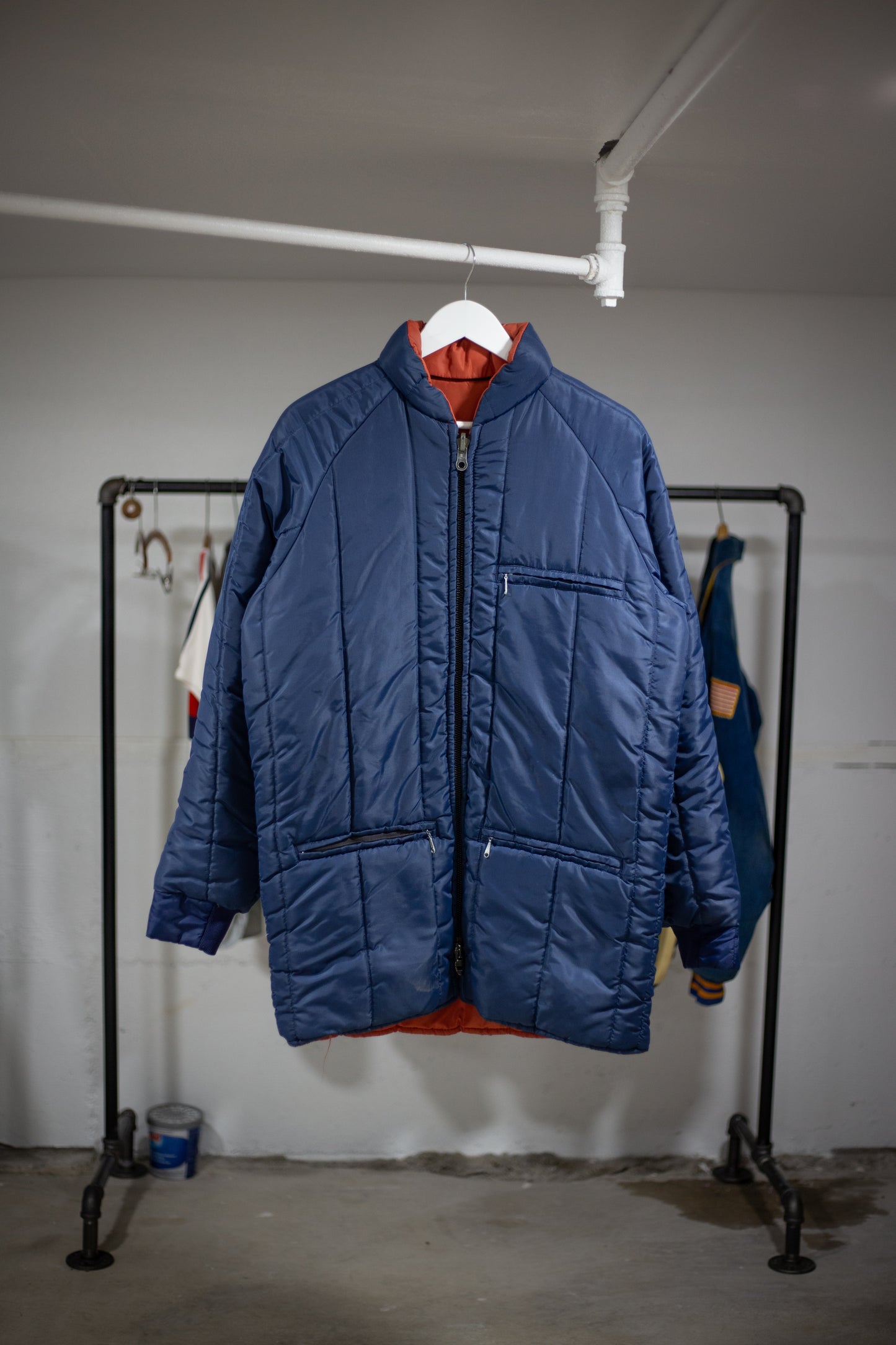 70's/80's Sportcaster Reversible Puffer Jacket | Large/X-Large