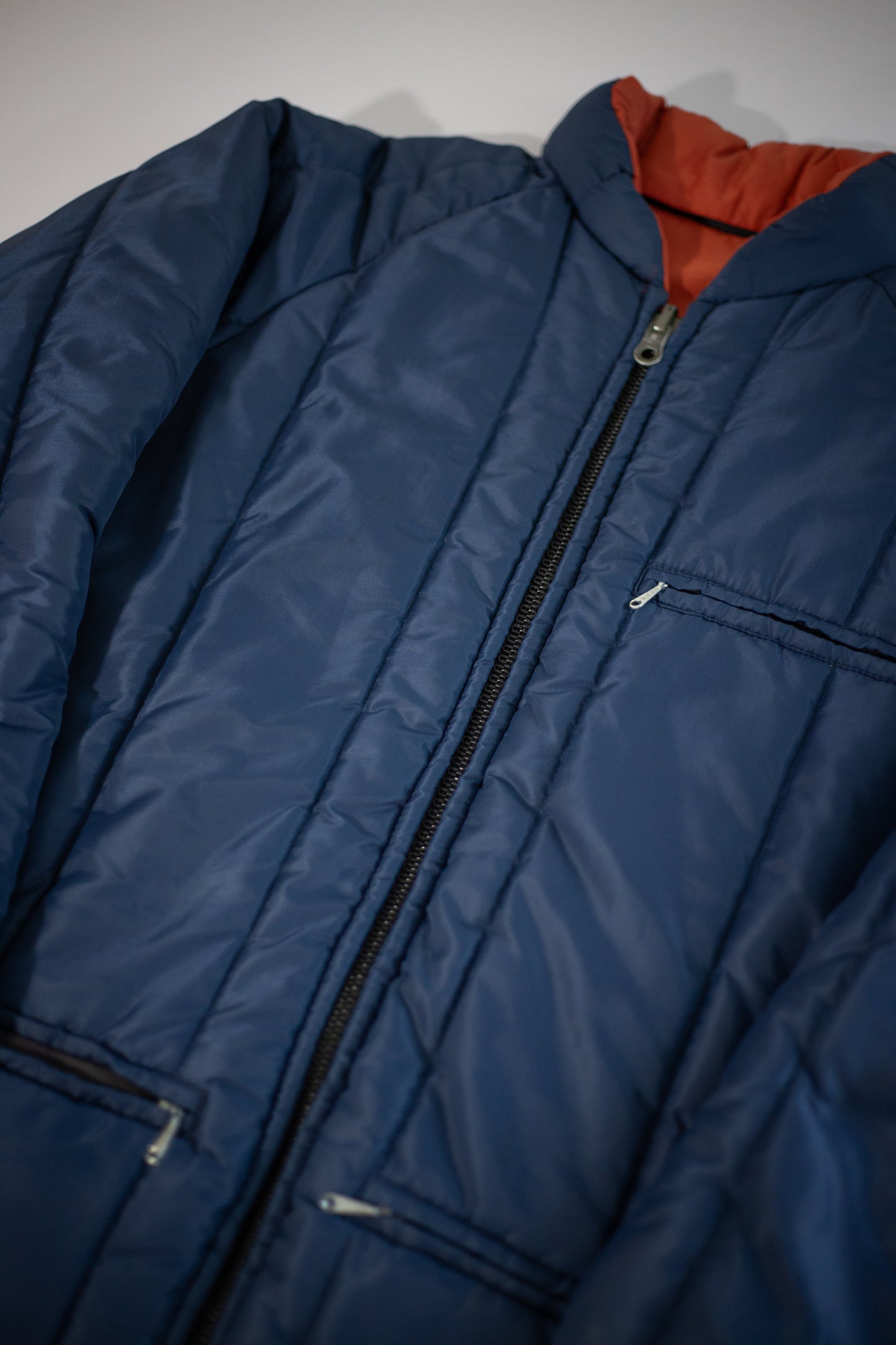 70's/80's Sportcaster Reversible Puffer Jacket | Large/X-Large