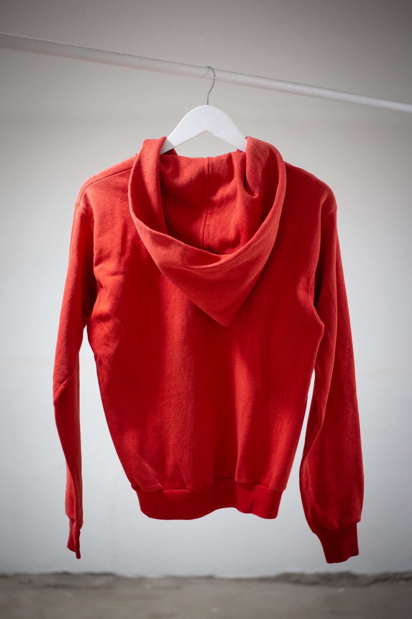 70's Healthknit Blank Sun Faded Zip-Up Hoodie | Small