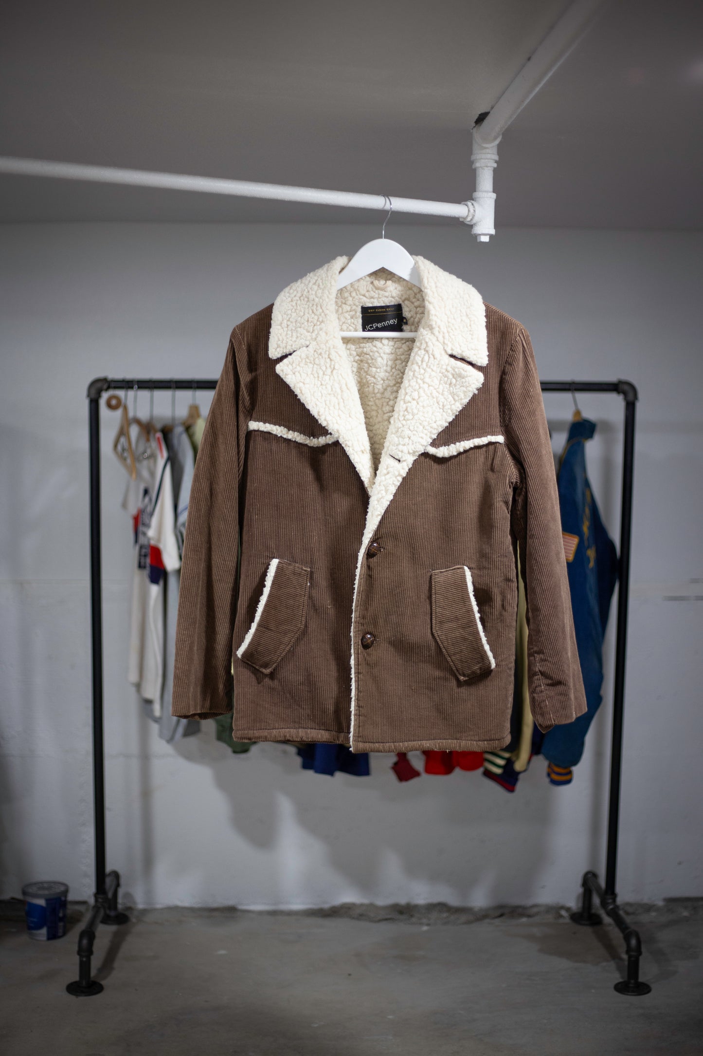 70's JCPenney Lined Corduroy Coat | Small