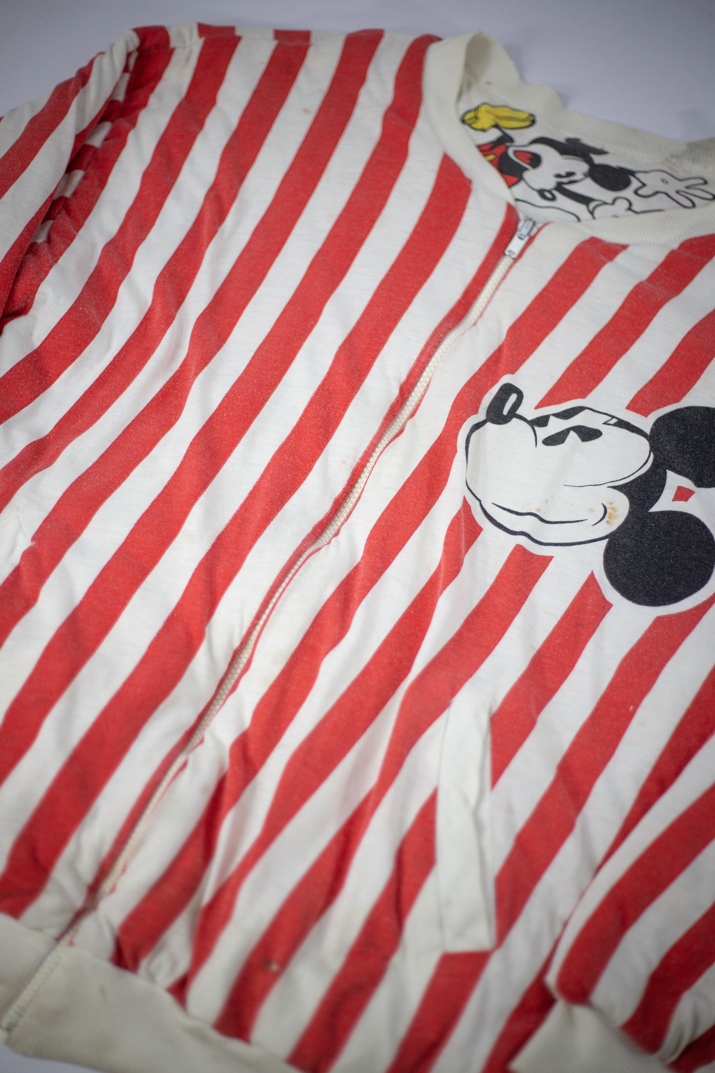 80's/90's Distressed Mickey Reversible Jacket | Large