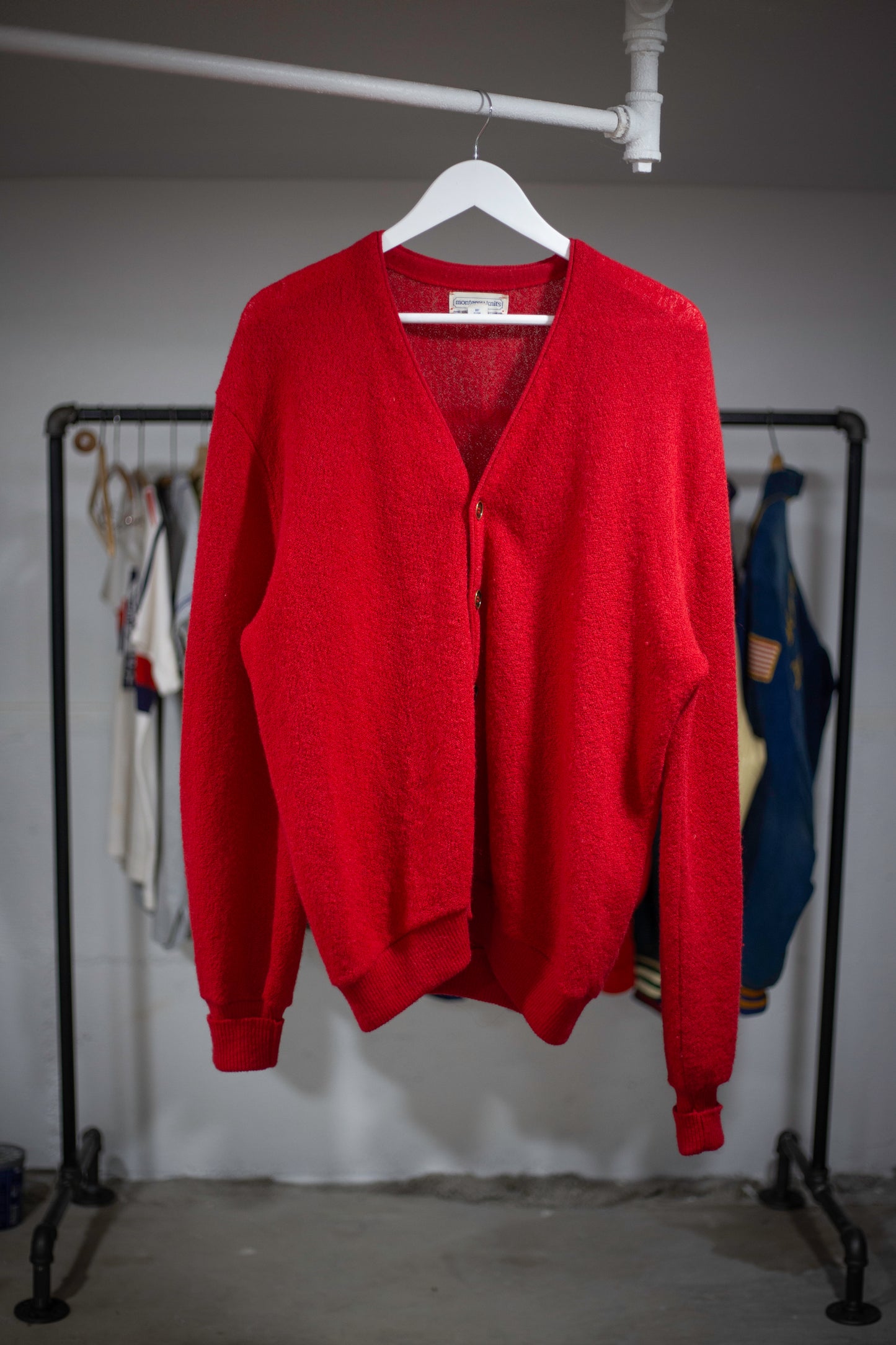 80's/90's Monterey Knits Cardigan | X-Large