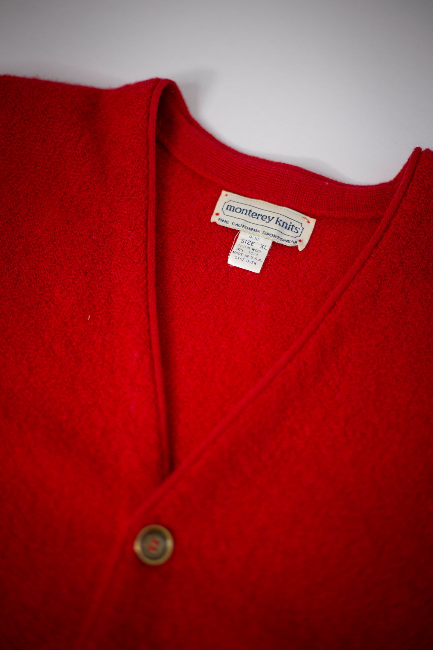 80's/90's Monterey Knits Cardigan | X-Large