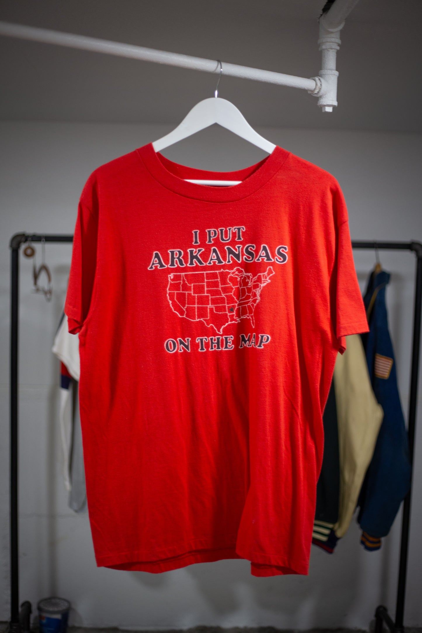 80's I Put Arkansas On The Map T-Shirt | Large