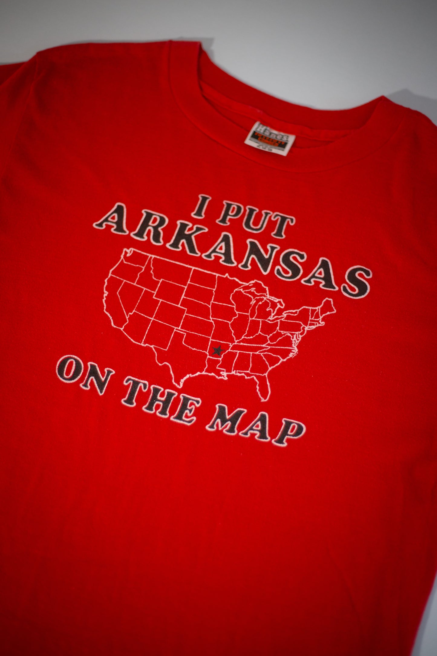 80's I Put Arkansas On The Map T-Shirt | Large