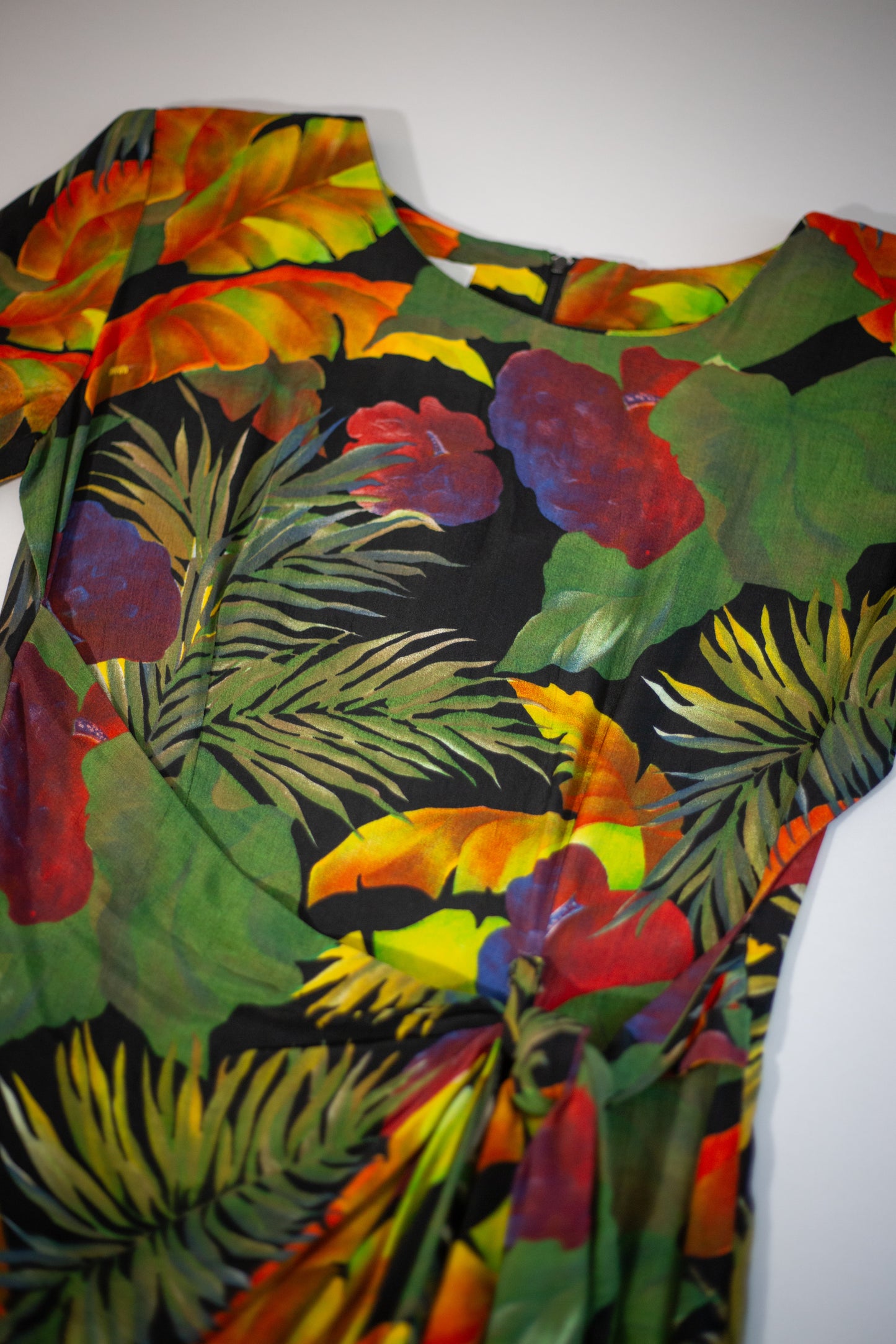 80's Tropical Dress | Small/Medium