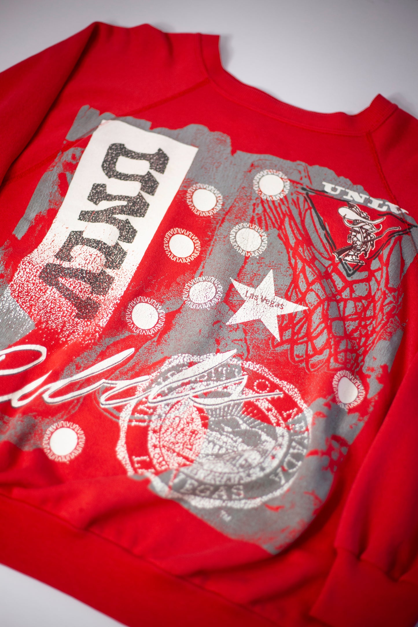 80's UNLV Raglan Sweatshirt | Large/X-Large