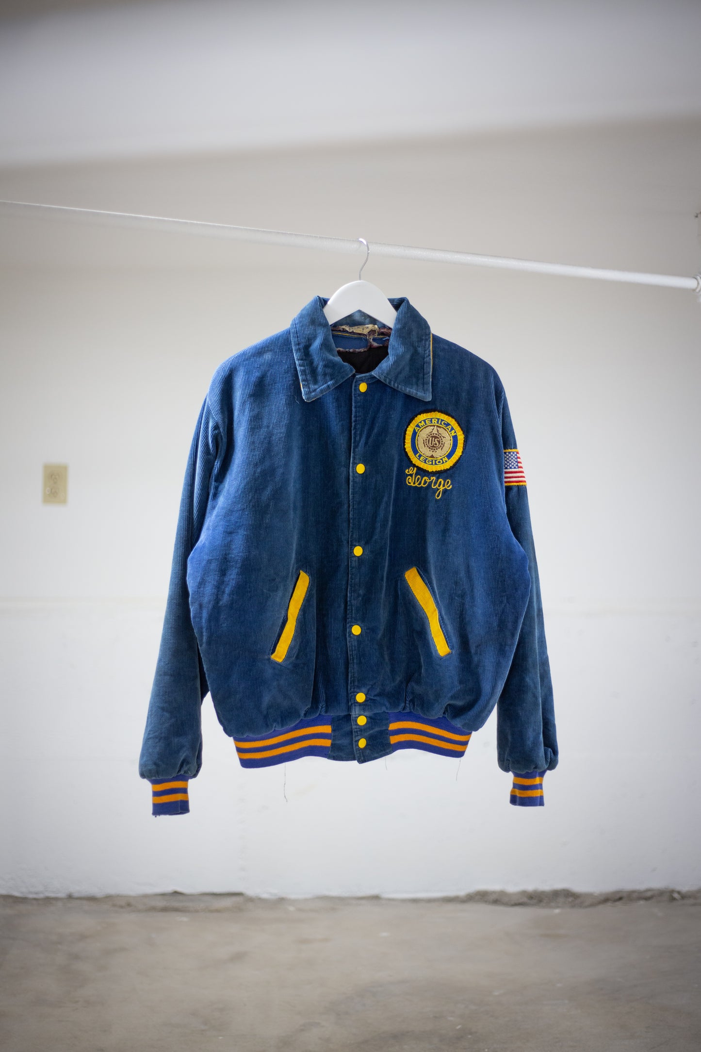 50's/60's American Legion Corduroy Jacket Boxy | X-Large