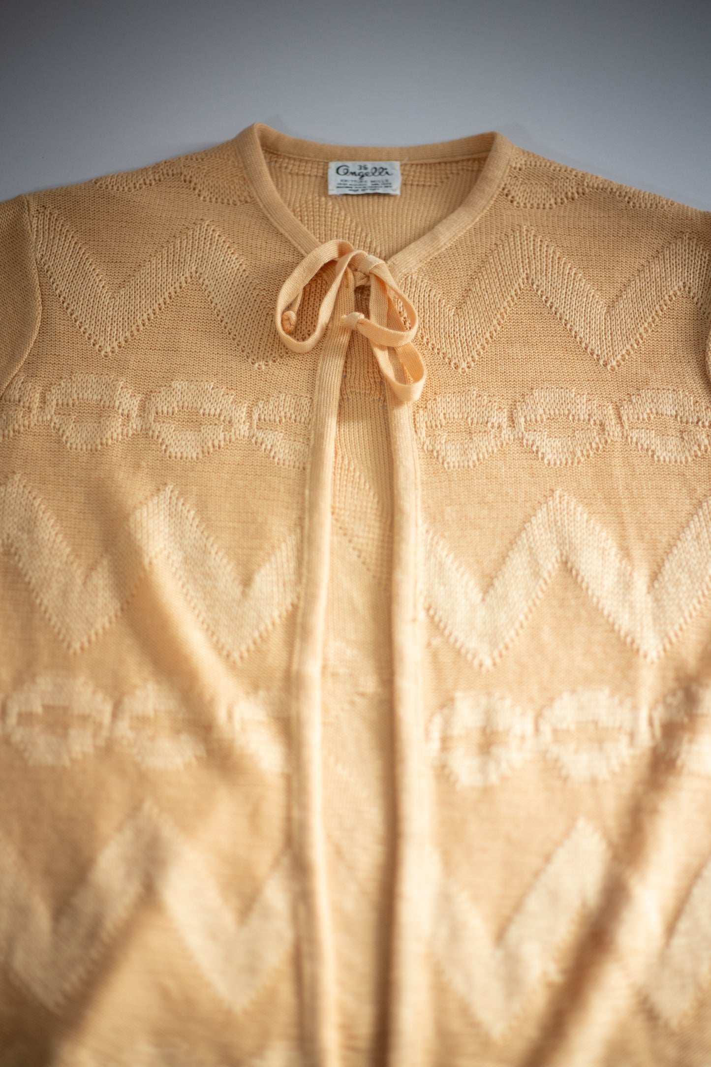 Vintage Angelli Front-Tie Shirt | Small