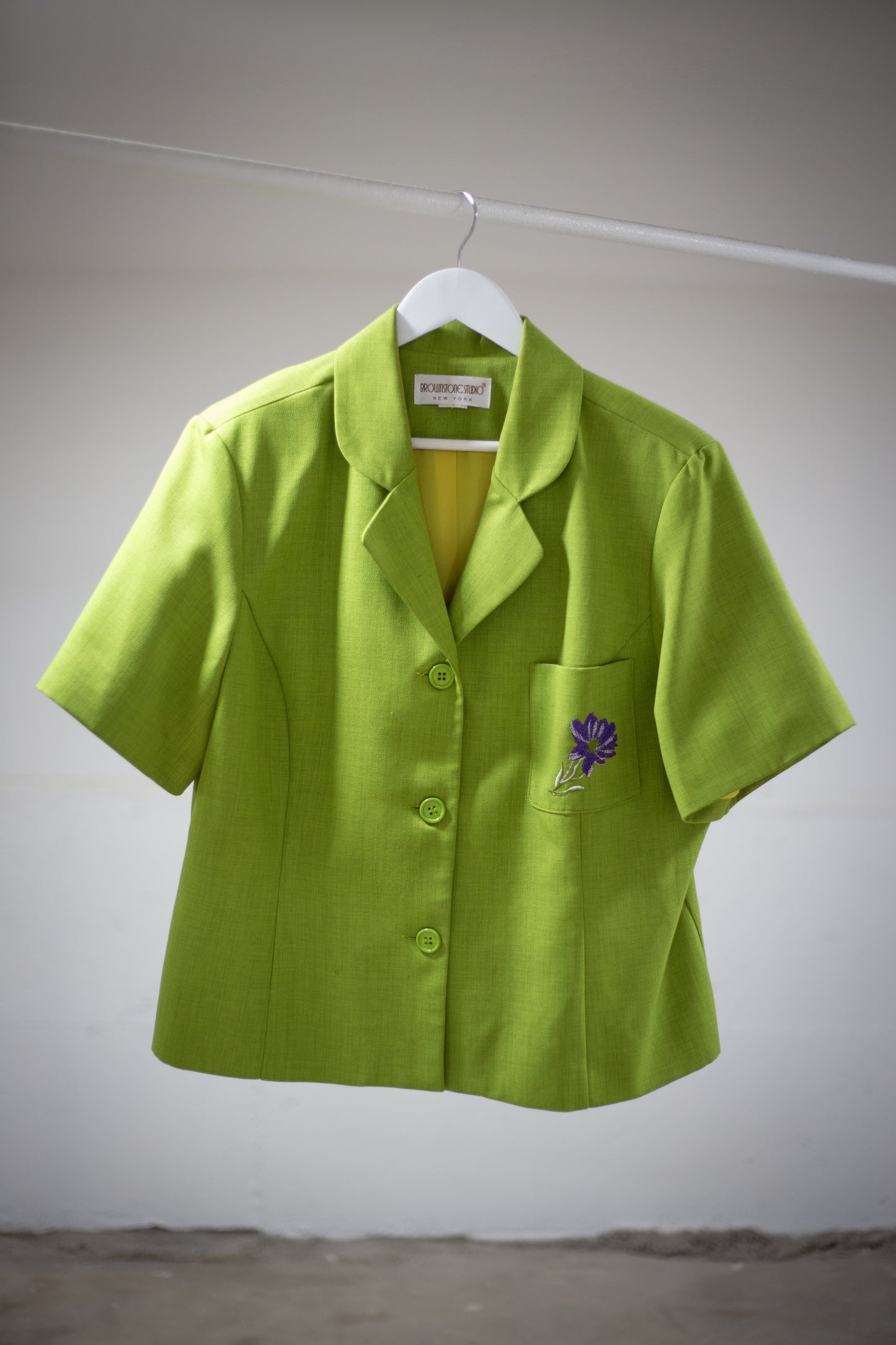 80's Brownstone Studio Embroidered Jacket | Large