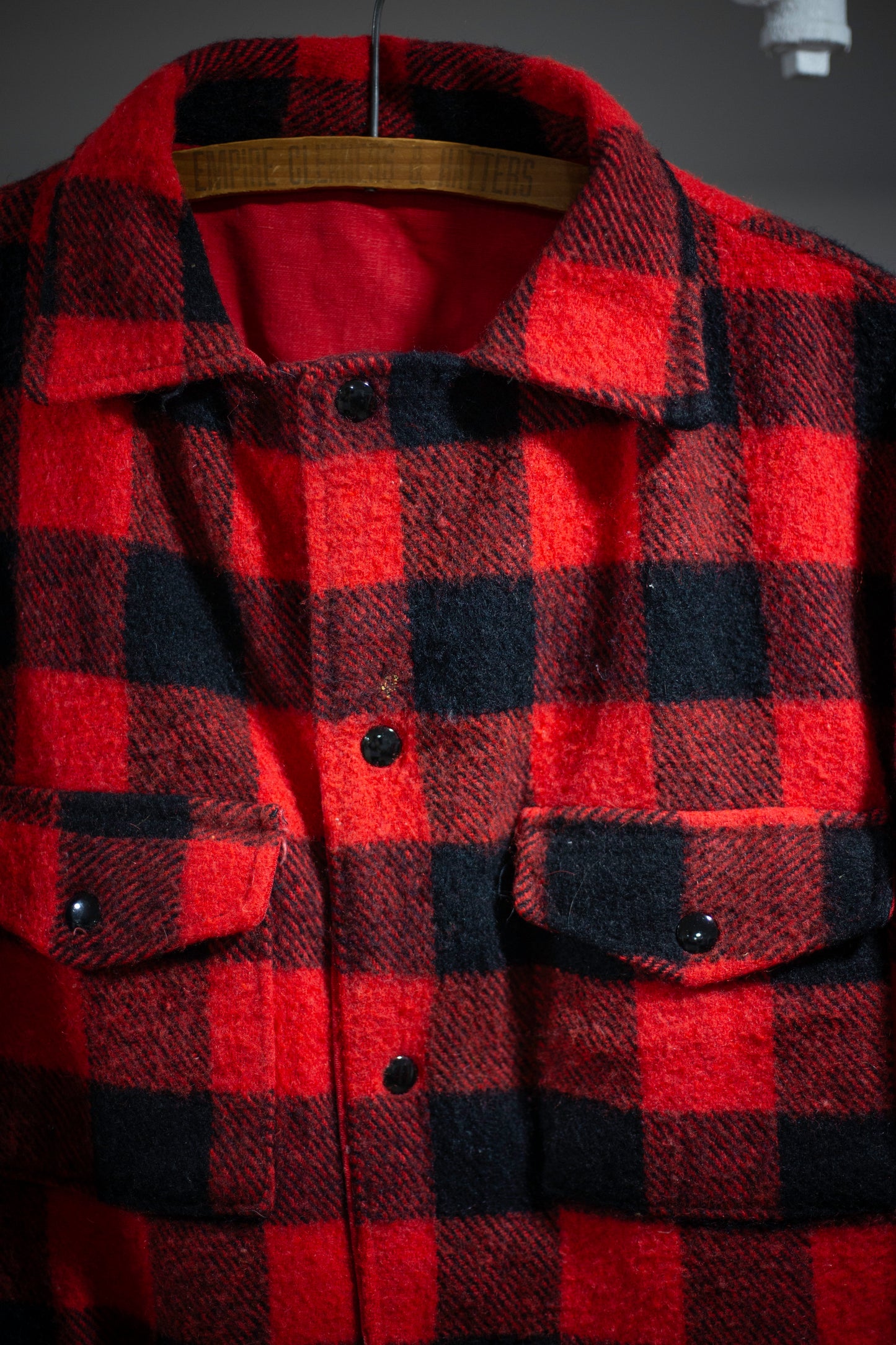 70's Reversible Buffalo Plaid Jacket | X-Large