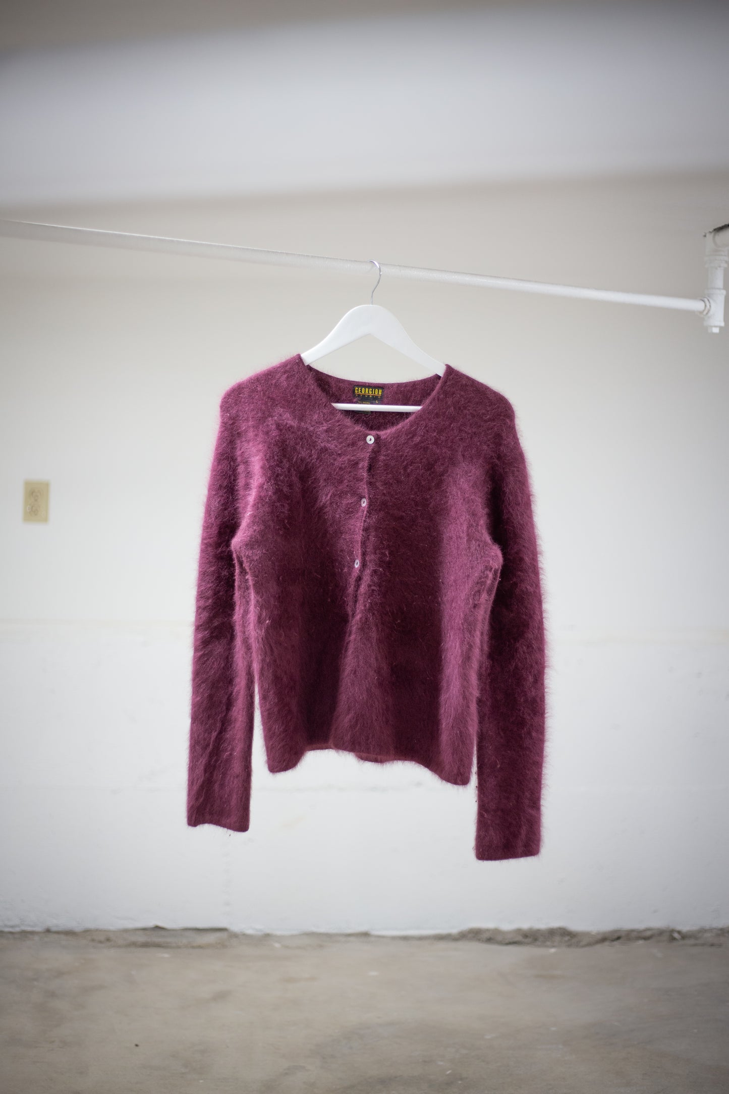90's Georgiou Studio Angora Cardigan | Medium
