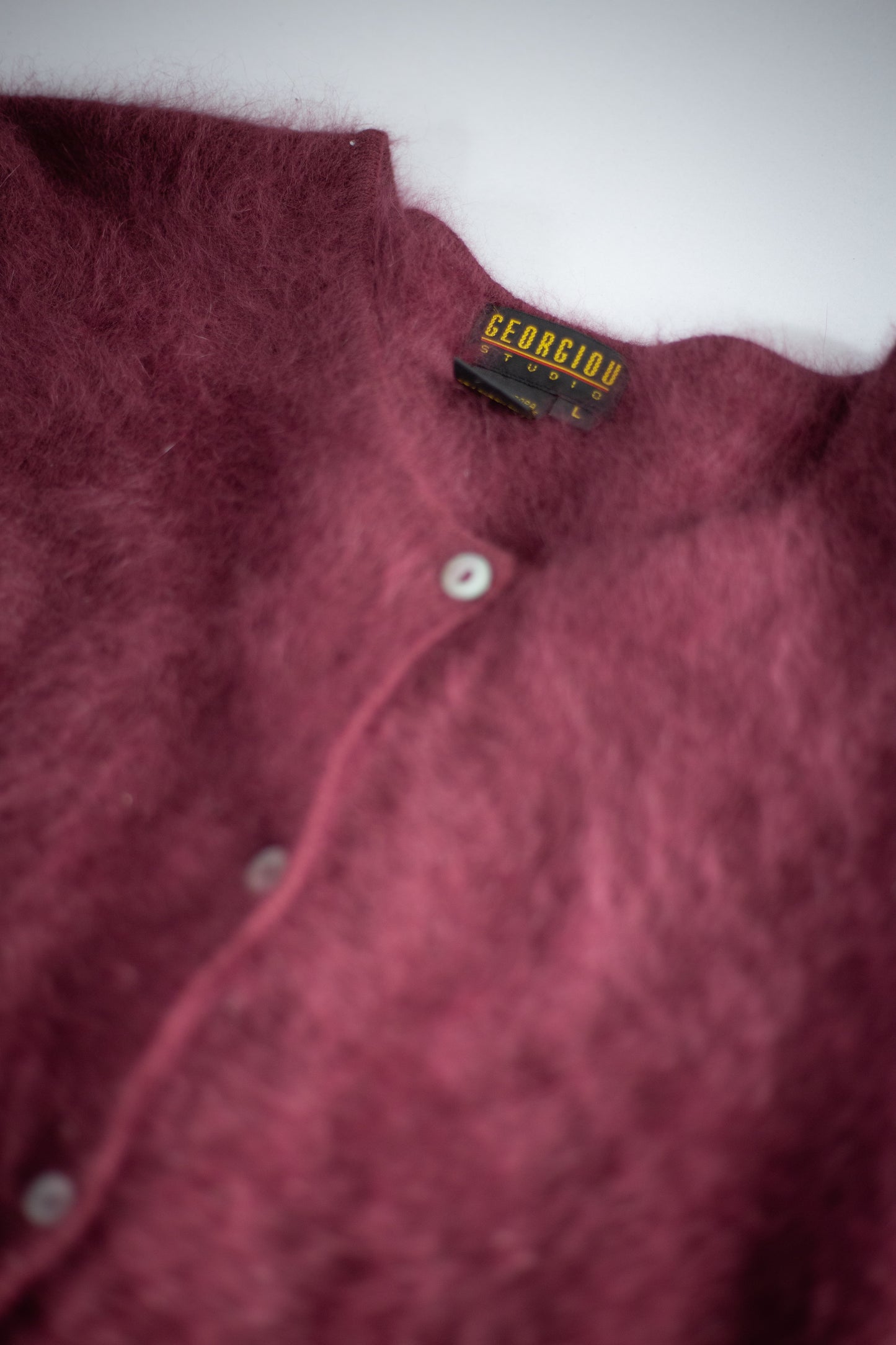 90's Georgiou Studio Angora Cardigan | Medium