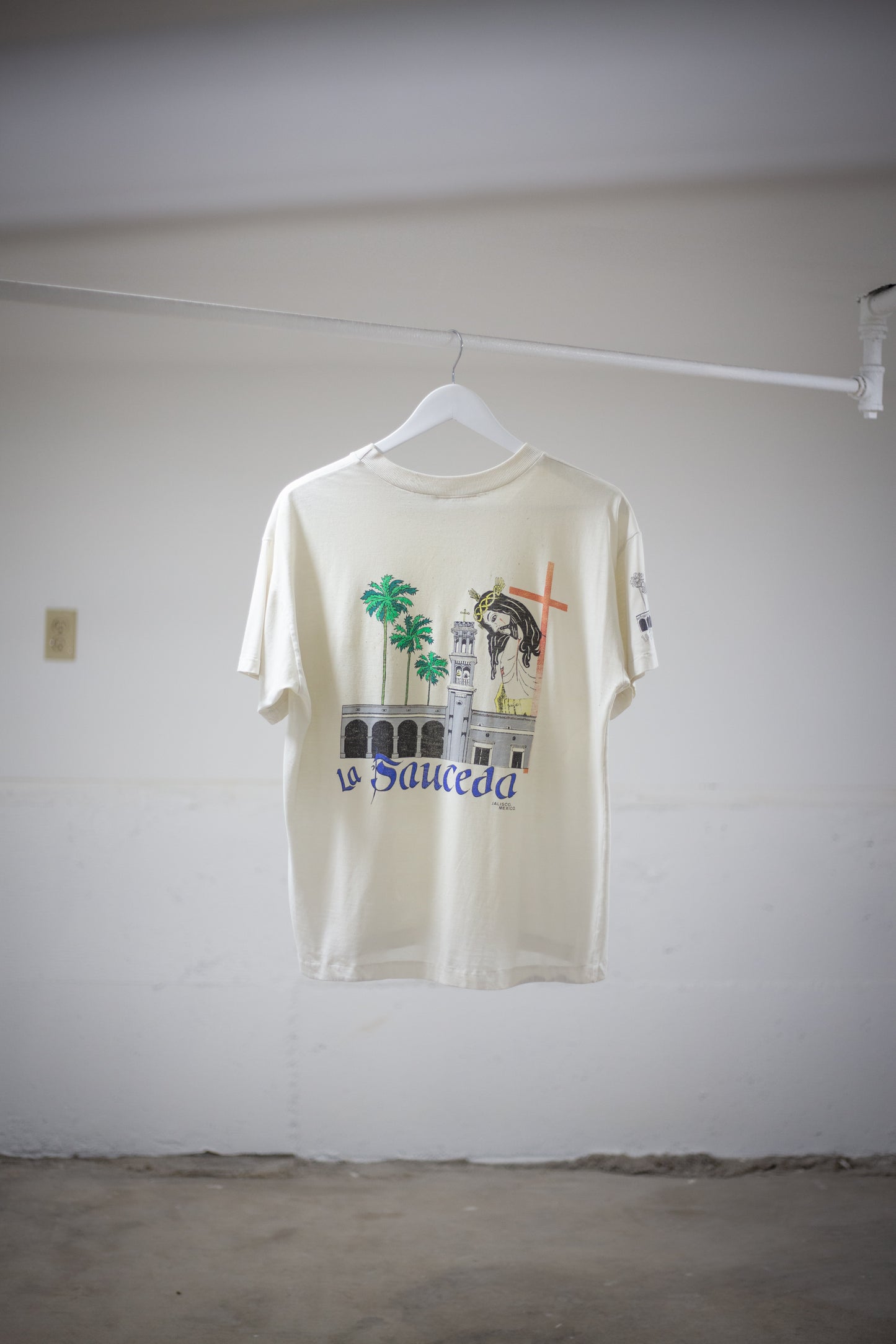 Vintage La Sauceda Jalisco Mexico T-Shirt | Medium/Large