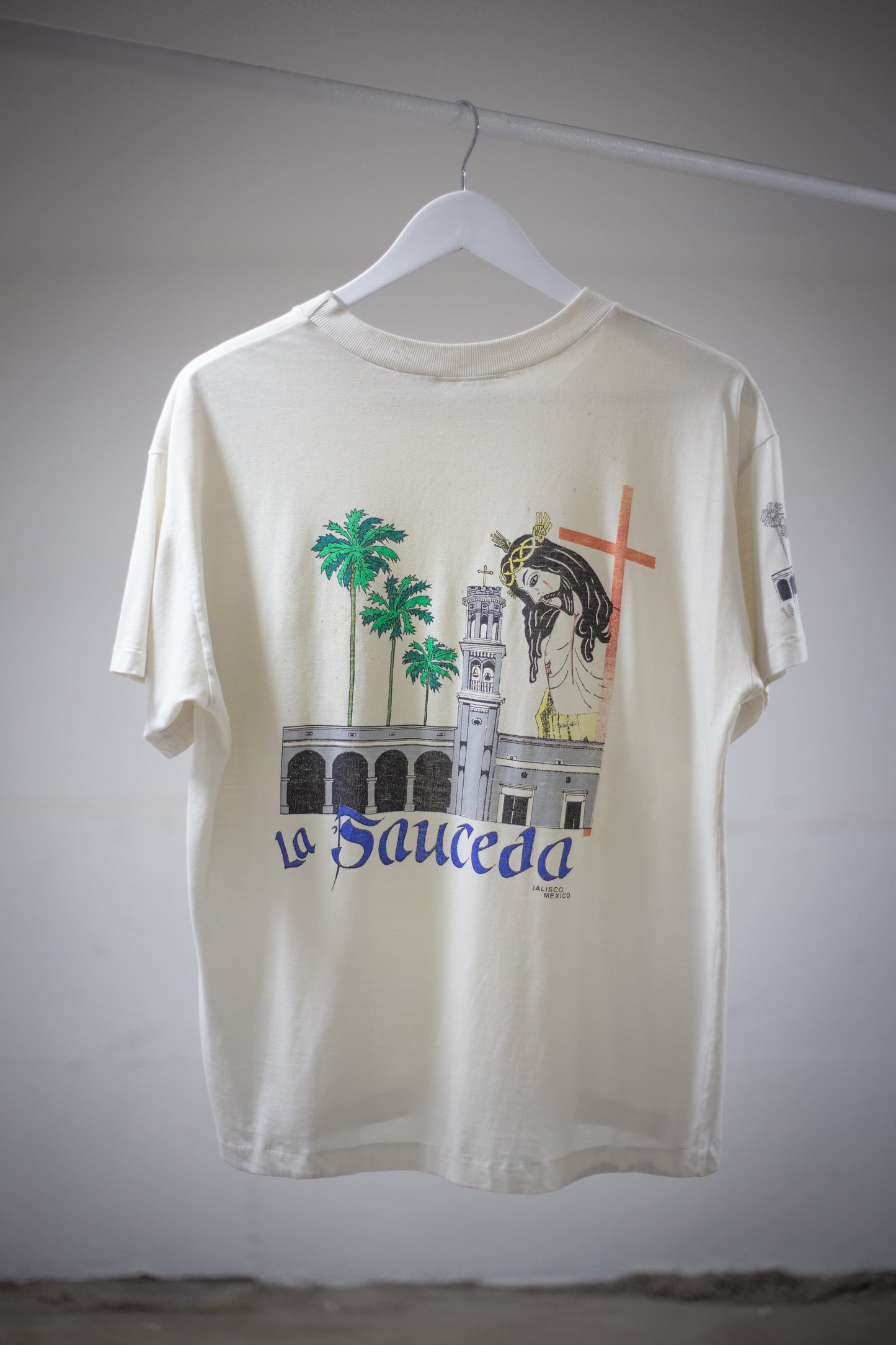 Vintage La Sauceda Jalisco Mexico T-Shirt | Medium/Large