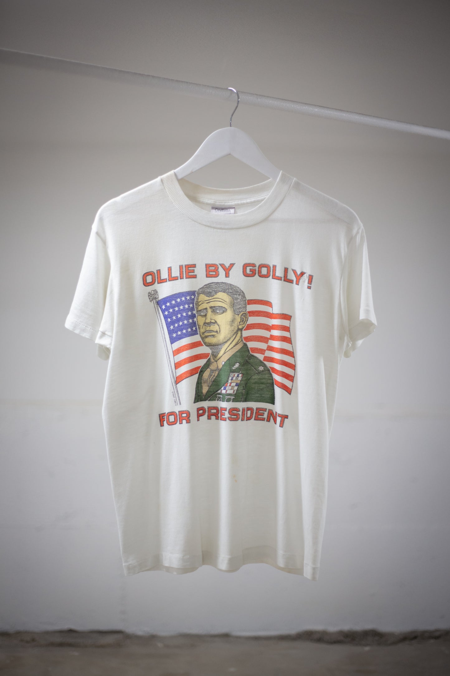 80's Oliver North T-Shirt | Small