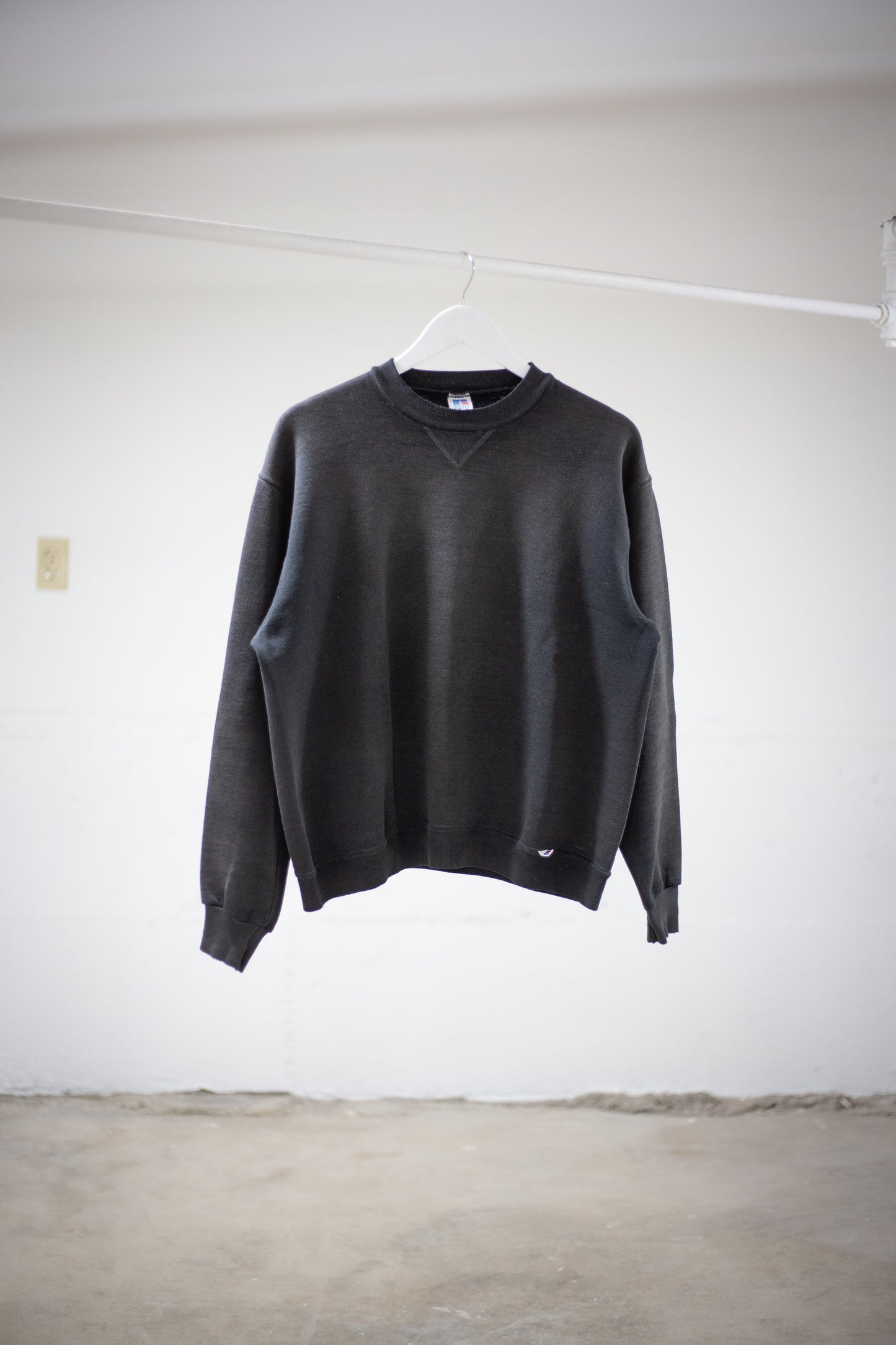 80's Russell Blank Sun Faded Sweatshirt | Large
