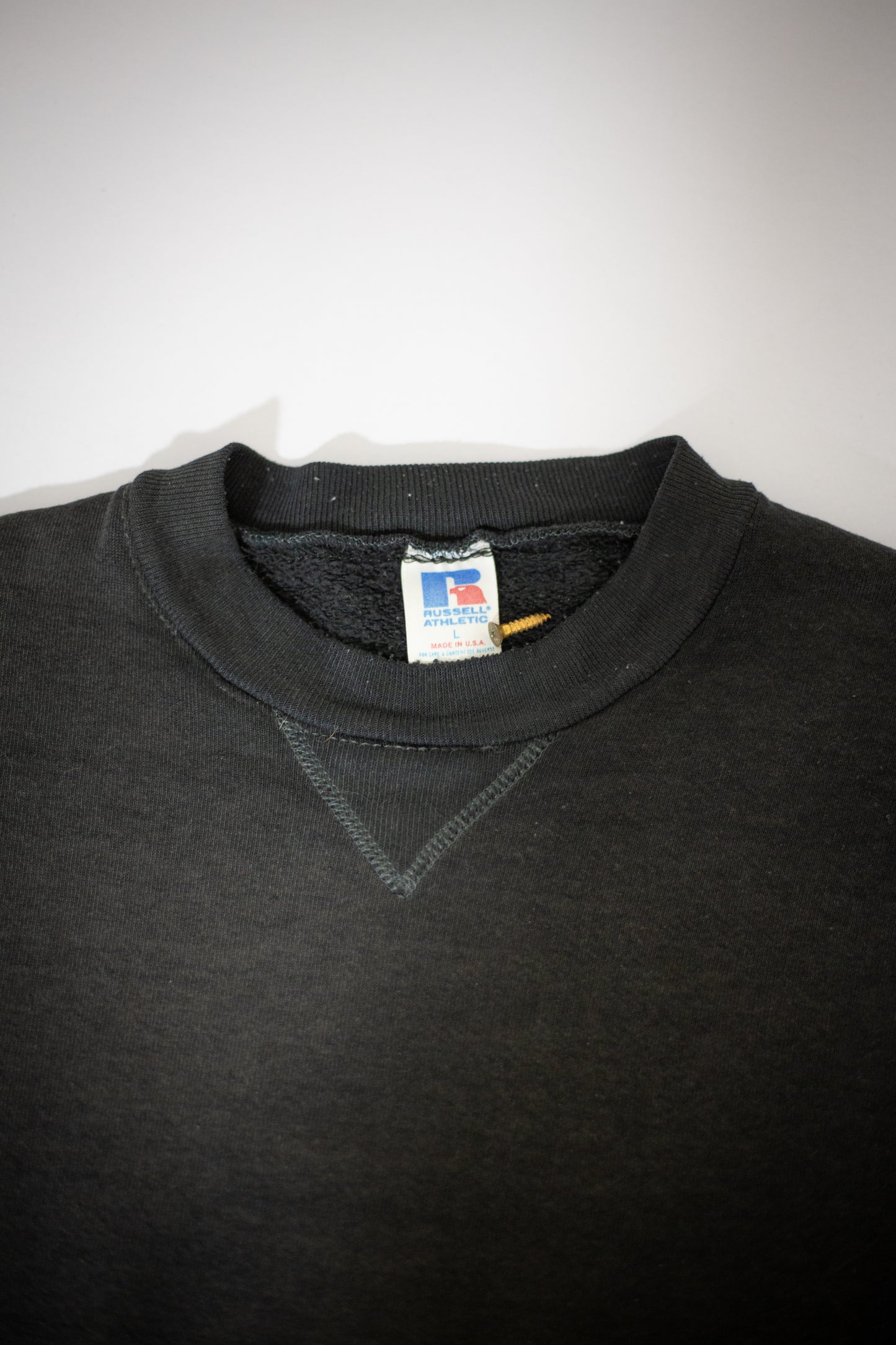 80's Russell Blank Sun Faded Sweatshirt | Large