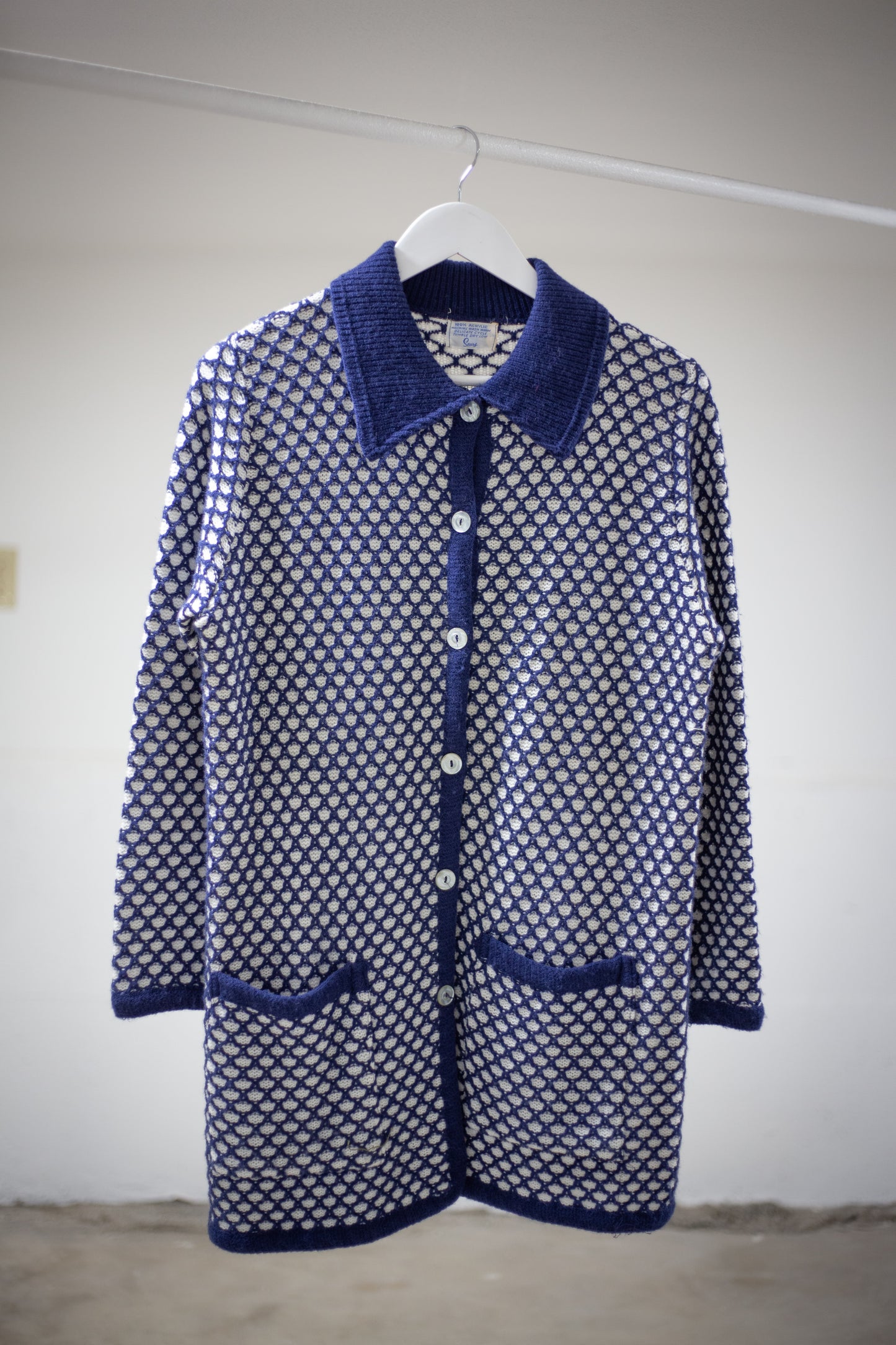 70's Sears Cardigan Coat | Medium