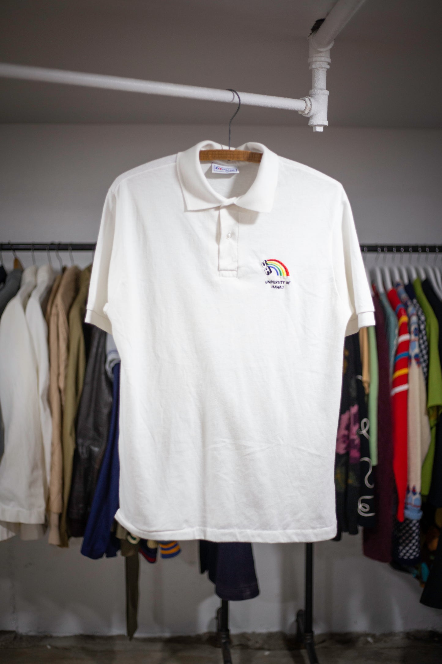 80's University of Hawaii Polo Shirt | Medium