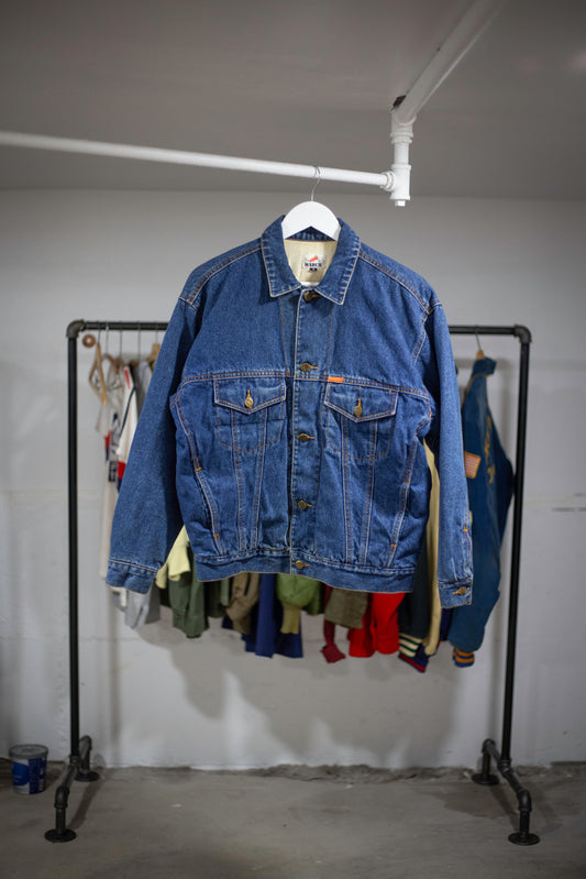 70's/80's March Type III Lined Denim Jacket | Medium