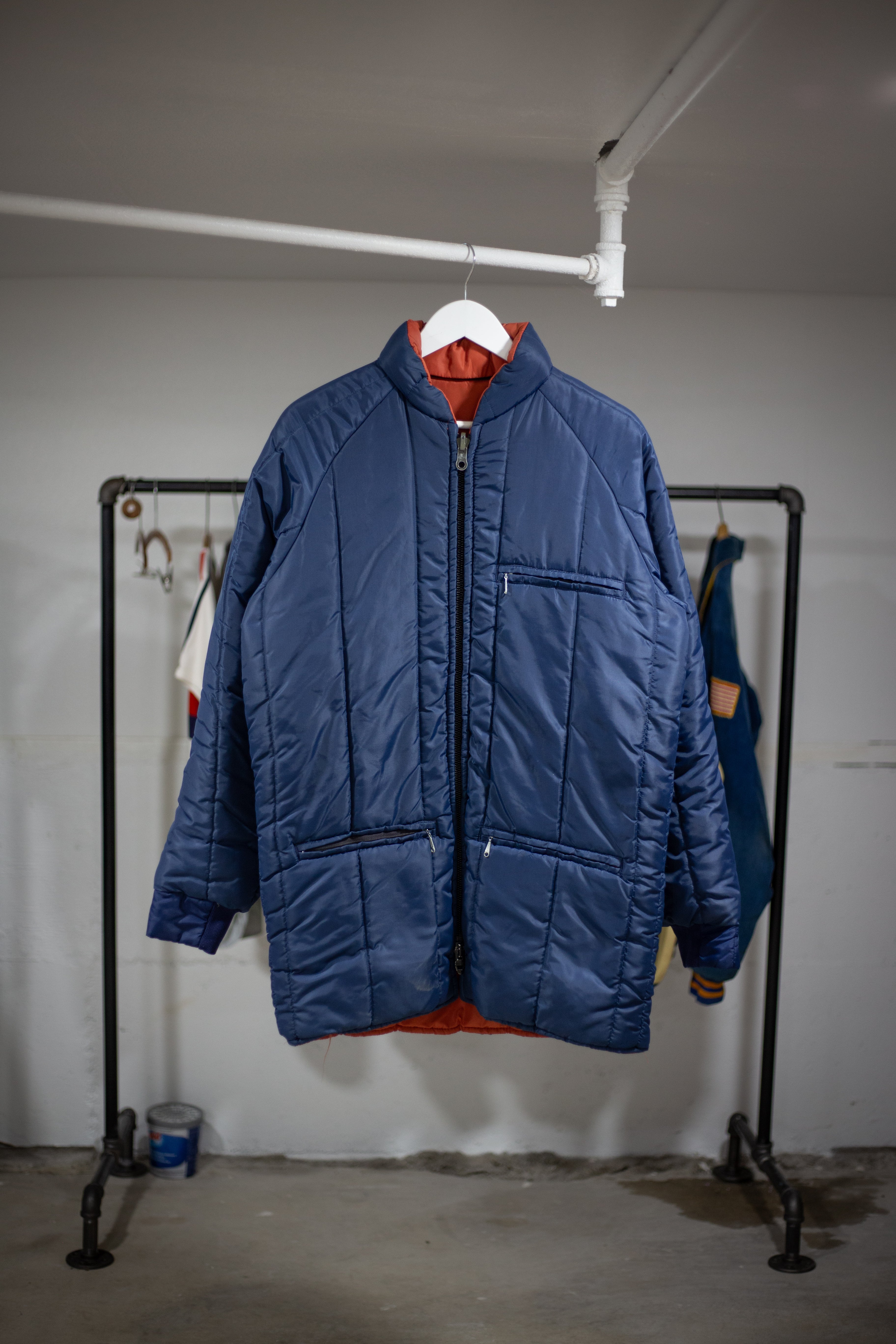 70's/80's Sportcaster Reversible Puffer Jacket | Large/X-Large
