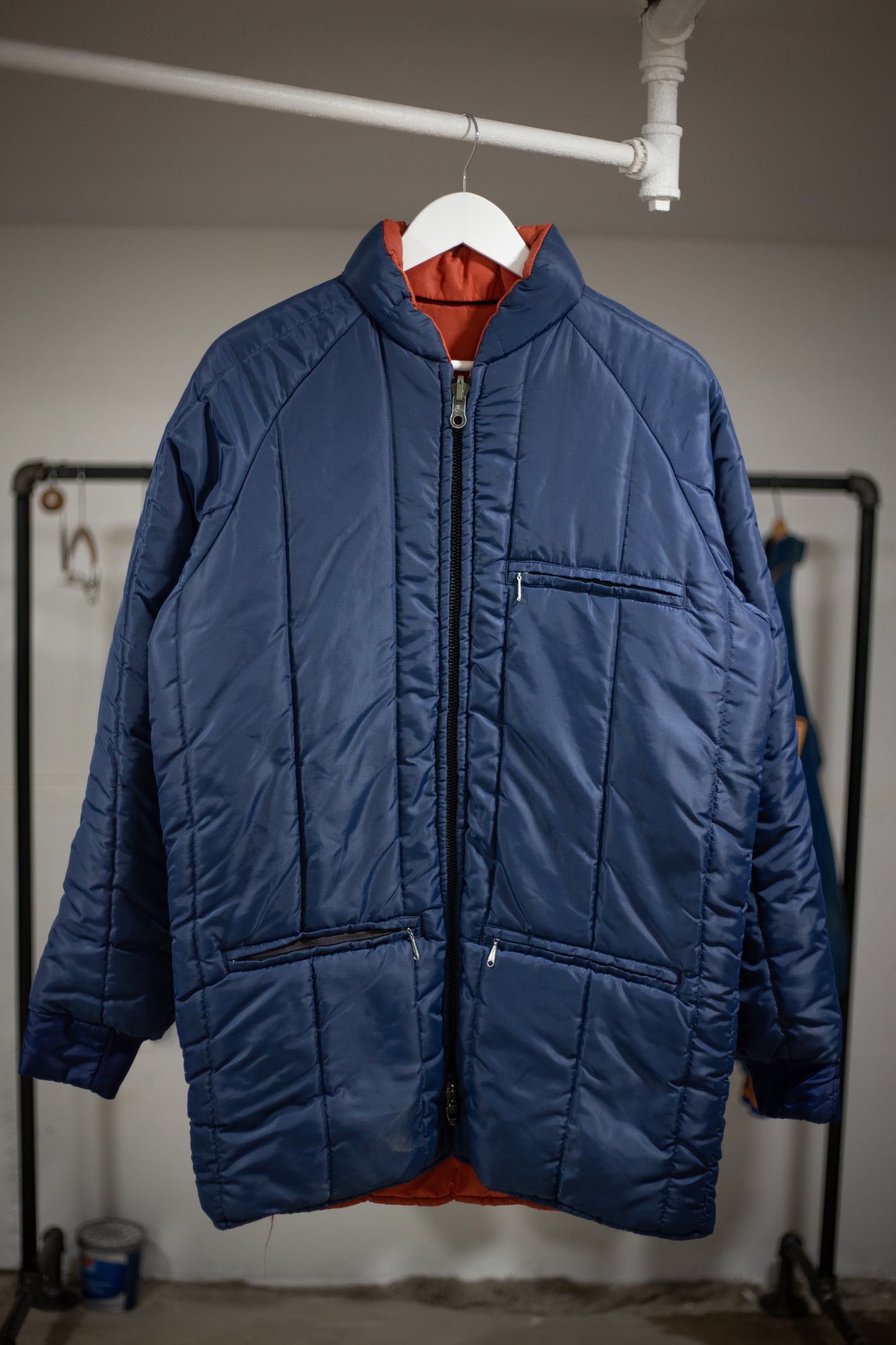 70's/80's Sportcaster Reversible Puffer Jacket | Large/X-Large
