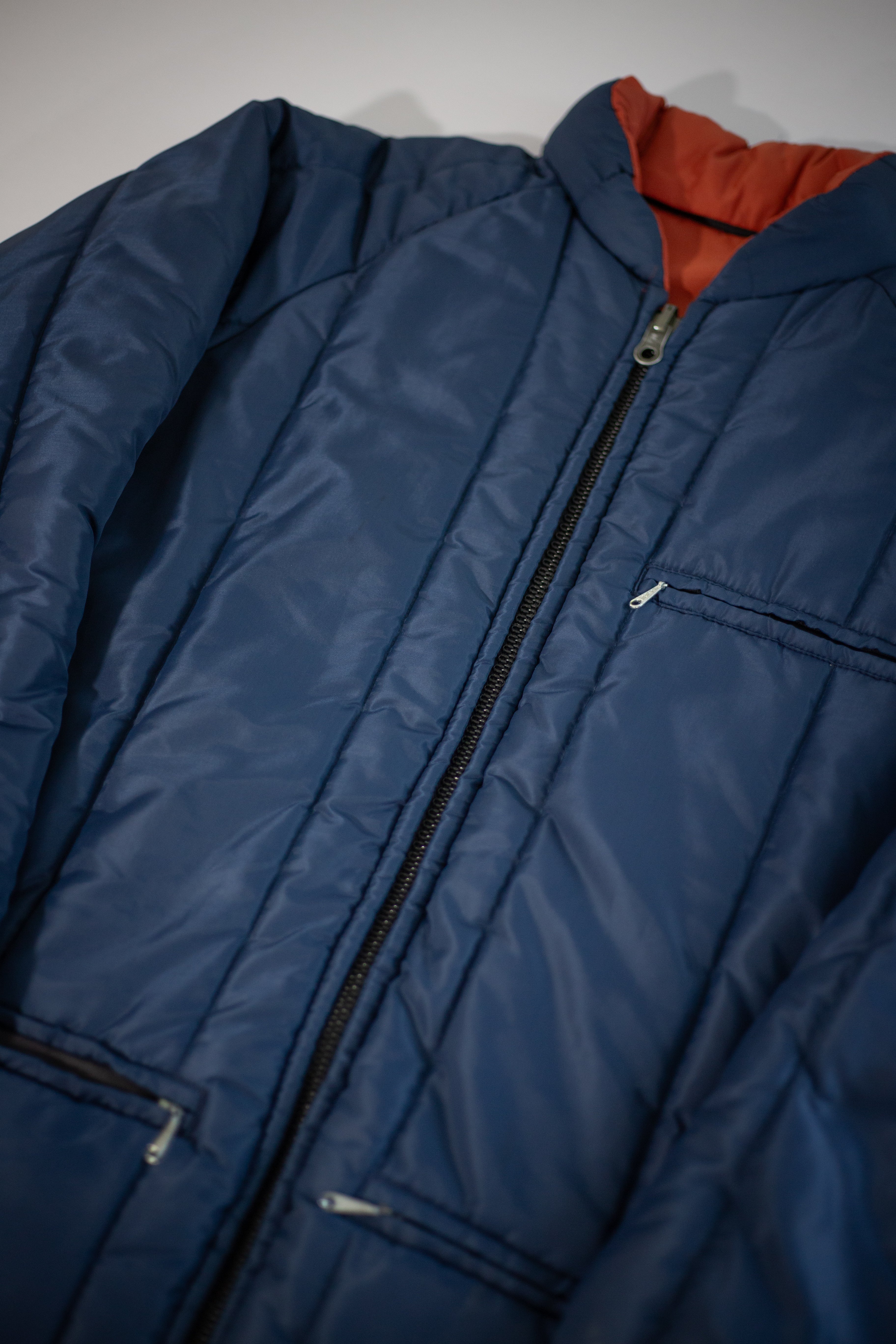 70's/80's Sportcaster Reversible Puffer Jacket | Large/X-Large
