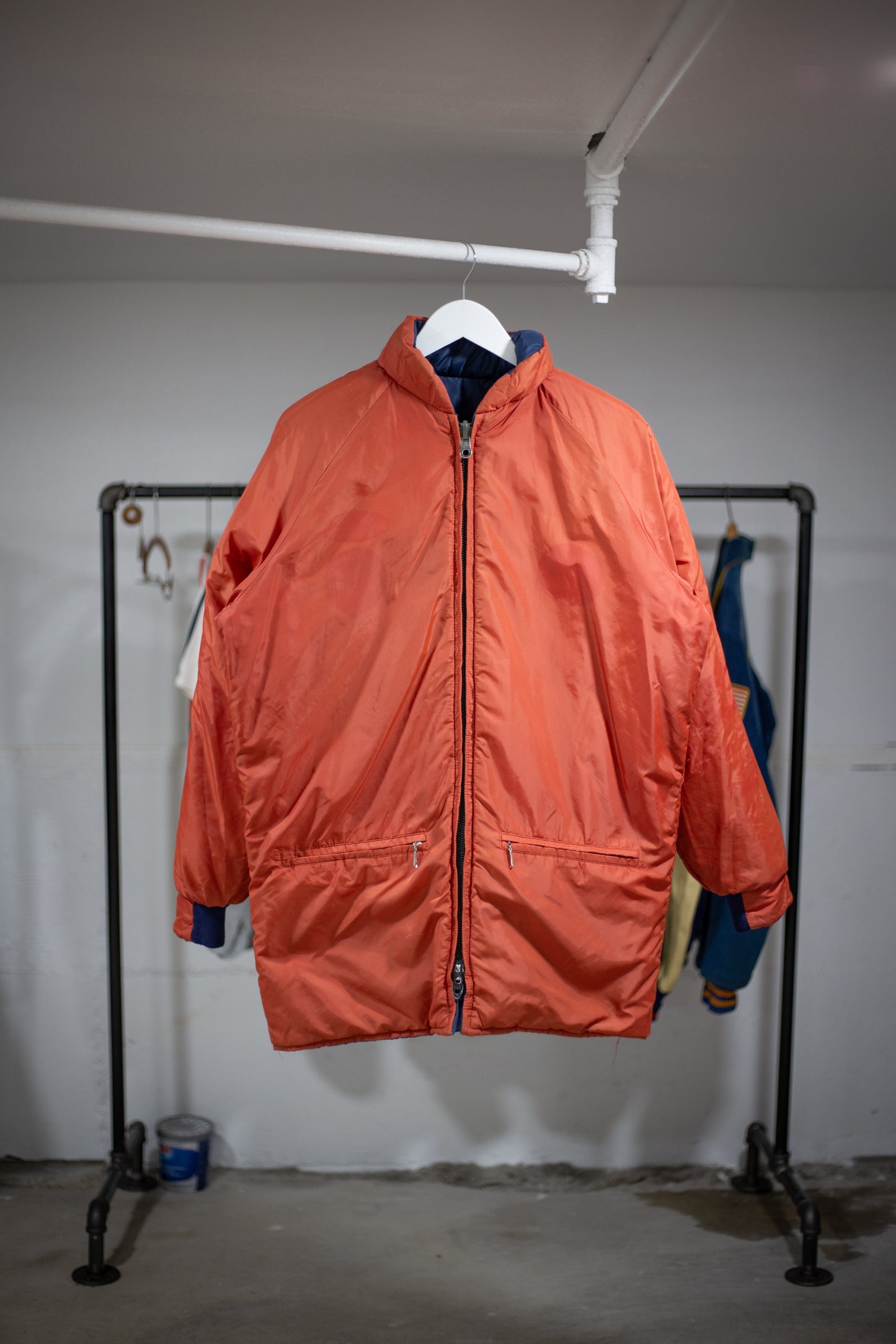 70's/80's Sportcaster Reversible Puffer Jacket | Large/X-Large