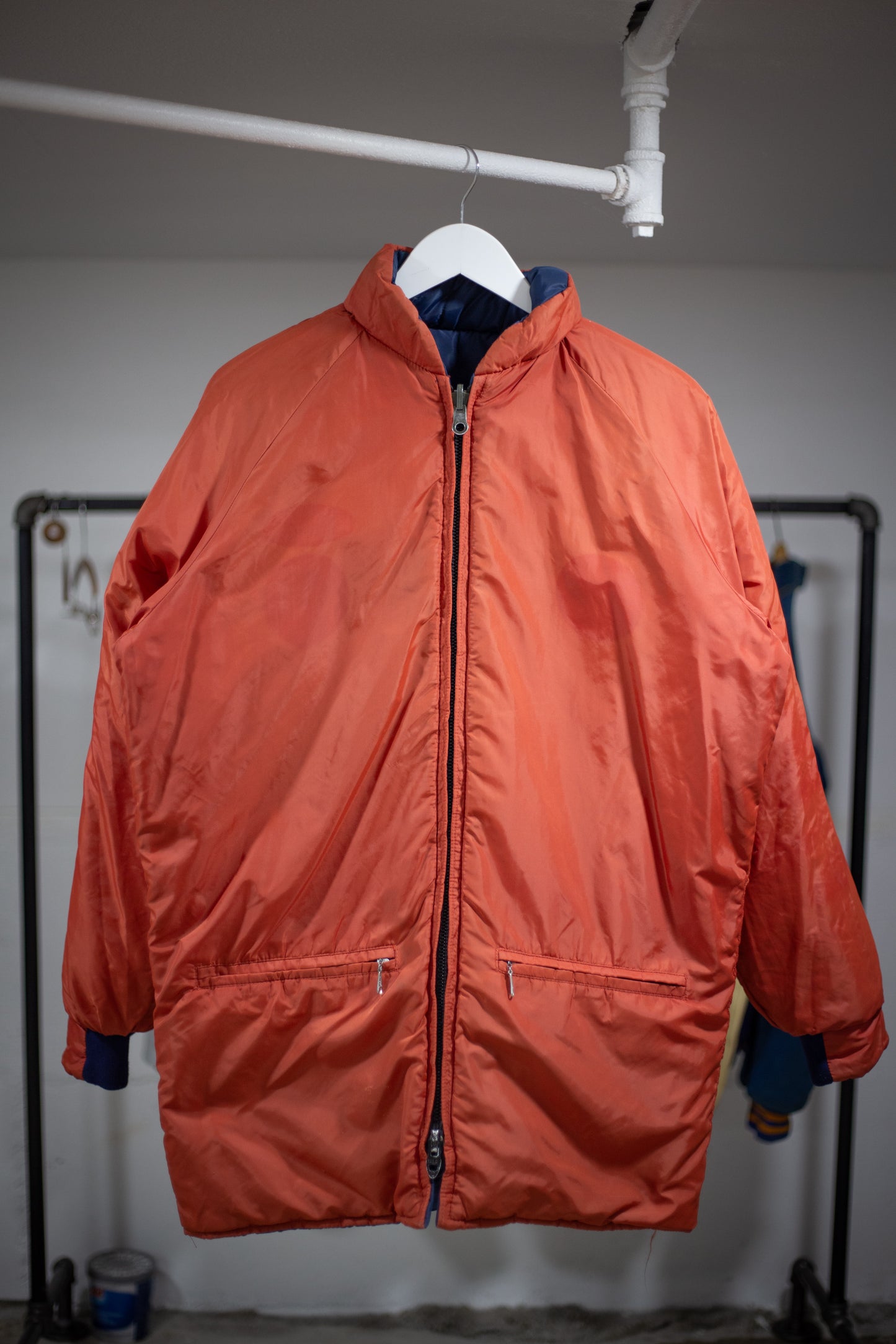 70's/80's Sportcaster Reversible Puffer Jacket | Large/X-Large
