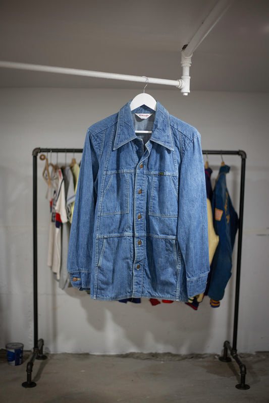 70's/80's Wrangler Safari Chore Denim Jacket | Small/Medium