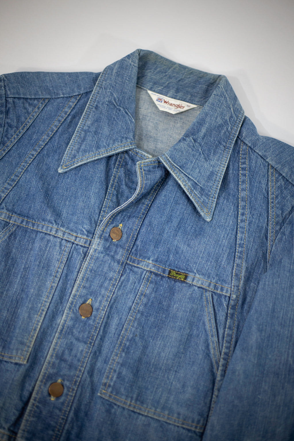 70's/80's Wrangler Safari Chore Denim Jacket | Small/Medium