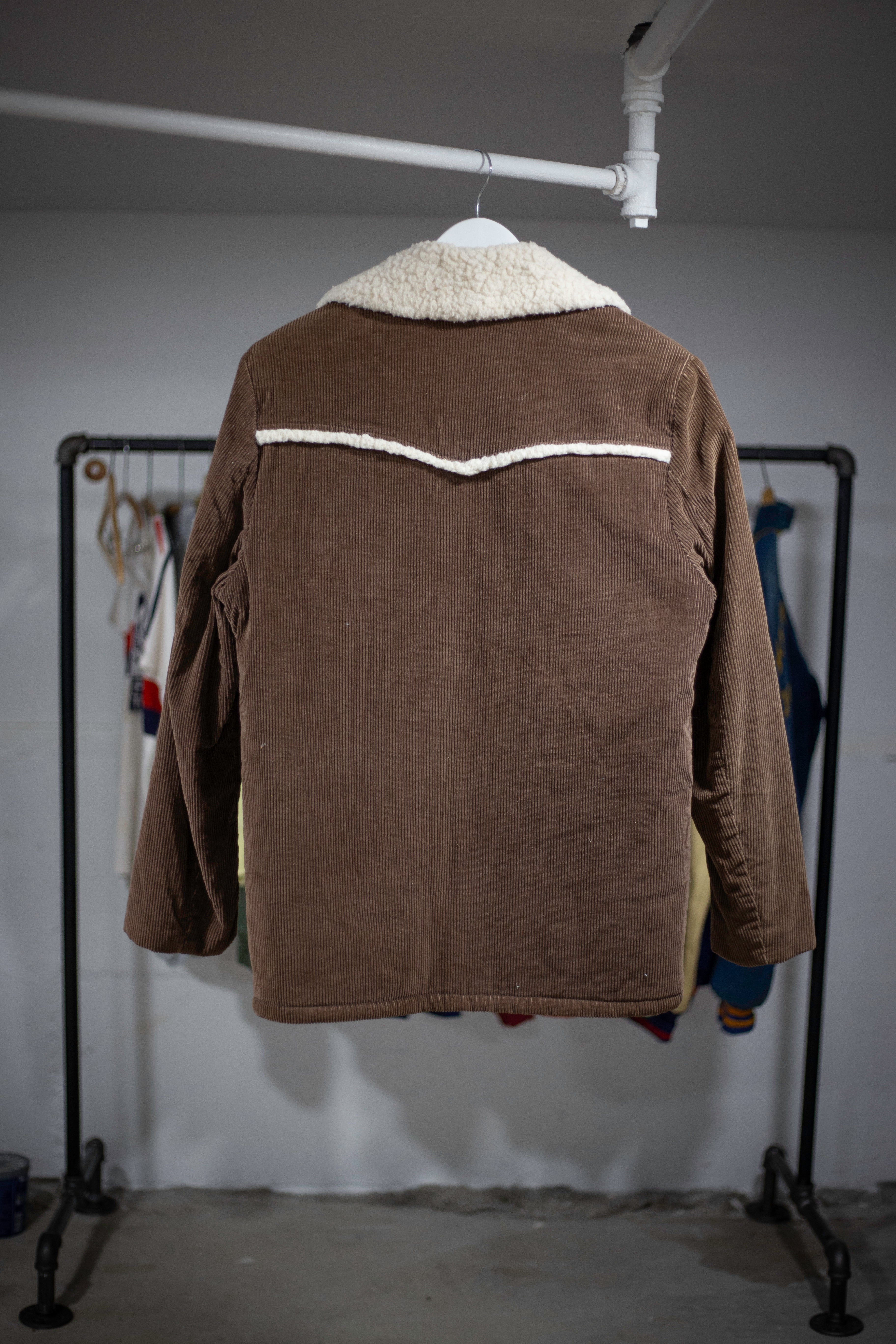 70's JCPenney Lined Corduroy Coat | Small