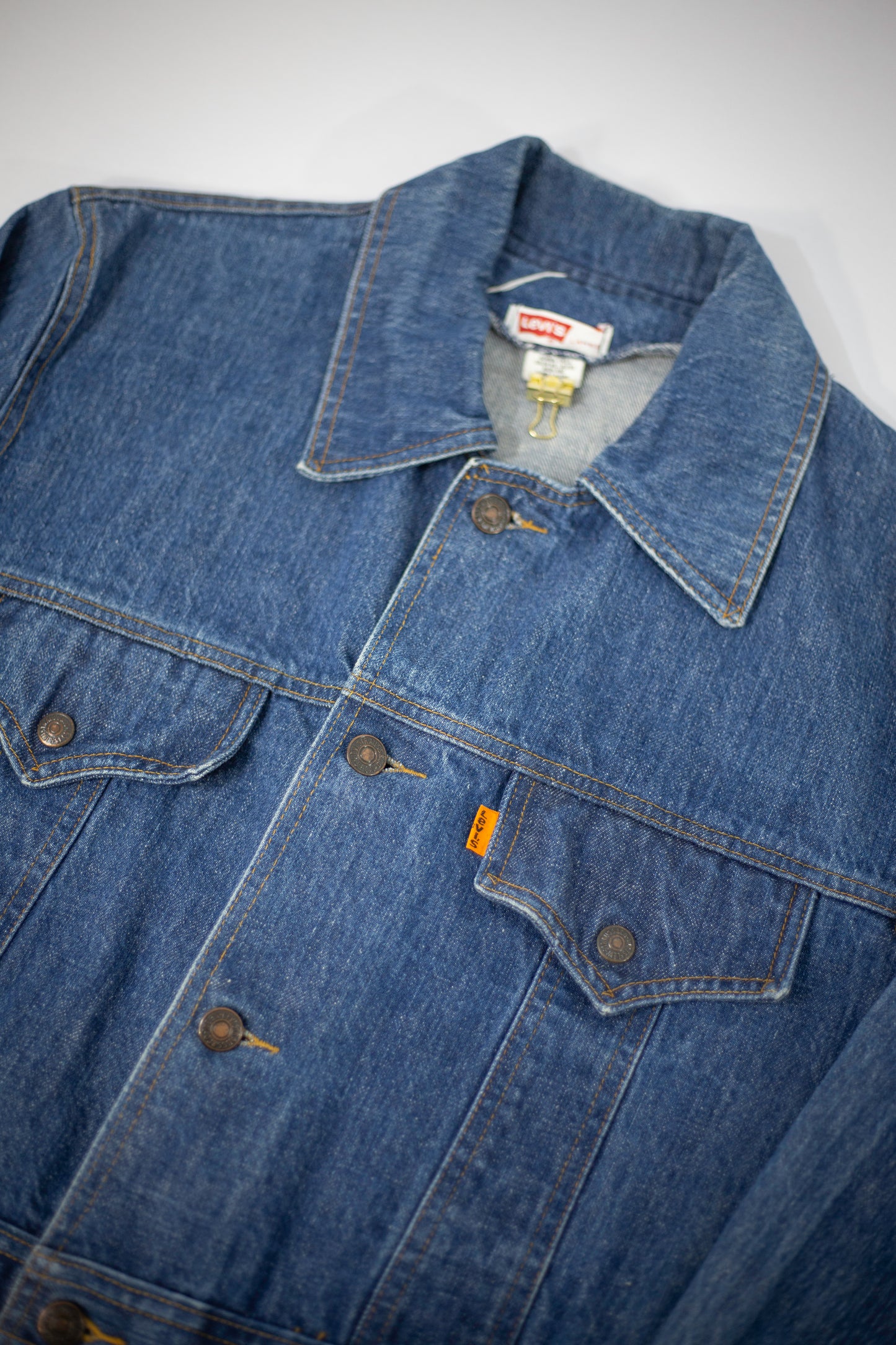 70's Levi's Orange Tab Chore Denim Jacket | Medium