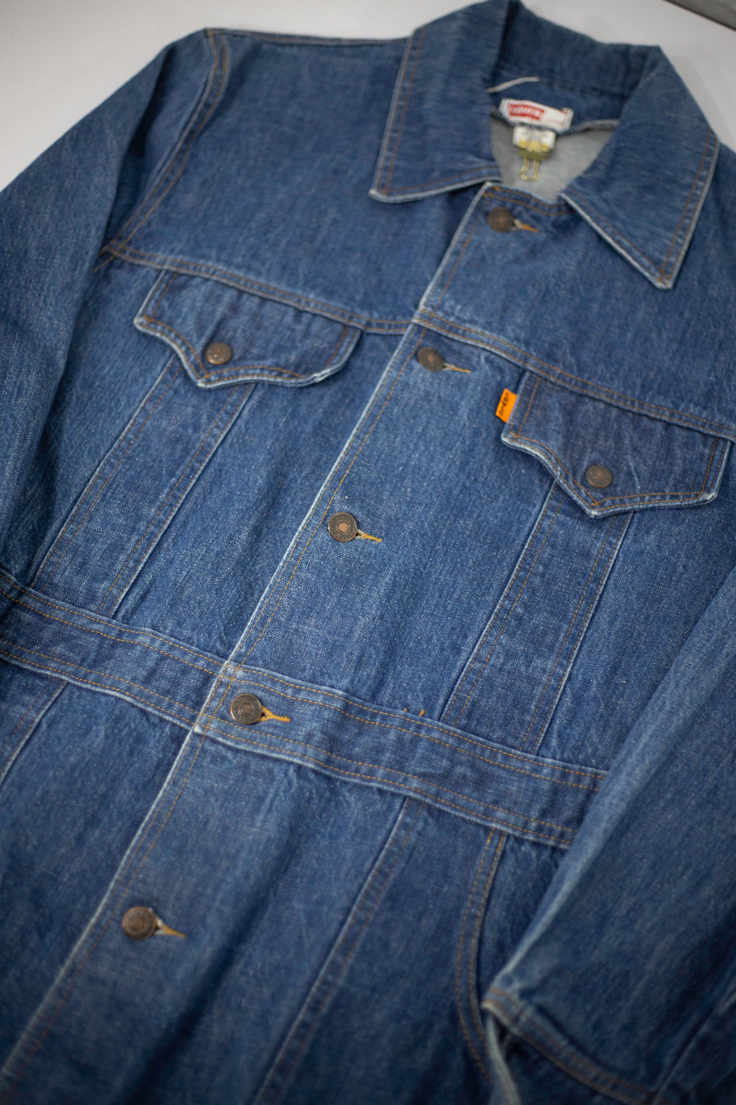 70's Levi's Orange Tab Chore Denim Jacket | Medium