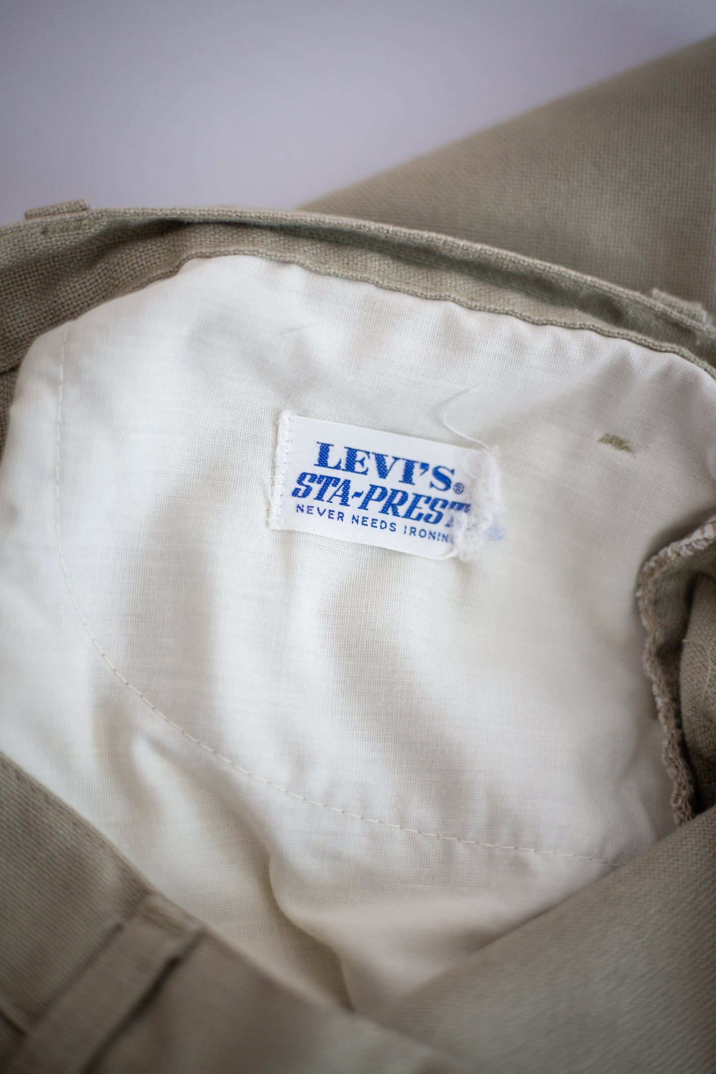 70's Levi's Sta-Prest Black Tab Pants