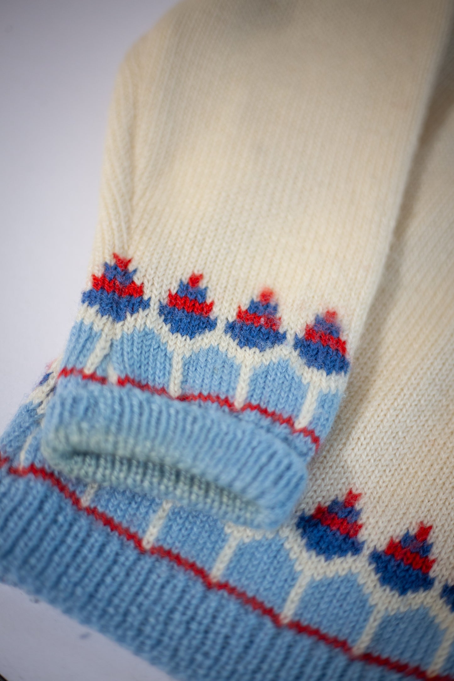 70's Viking Knit Cardigan | Medium/Large