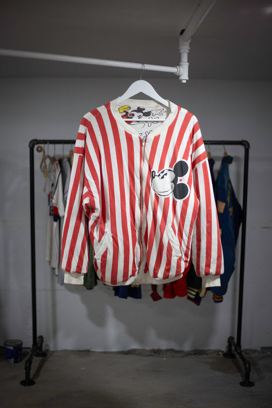 80's/90's Distressed Mickey Reversible Jacket | Large