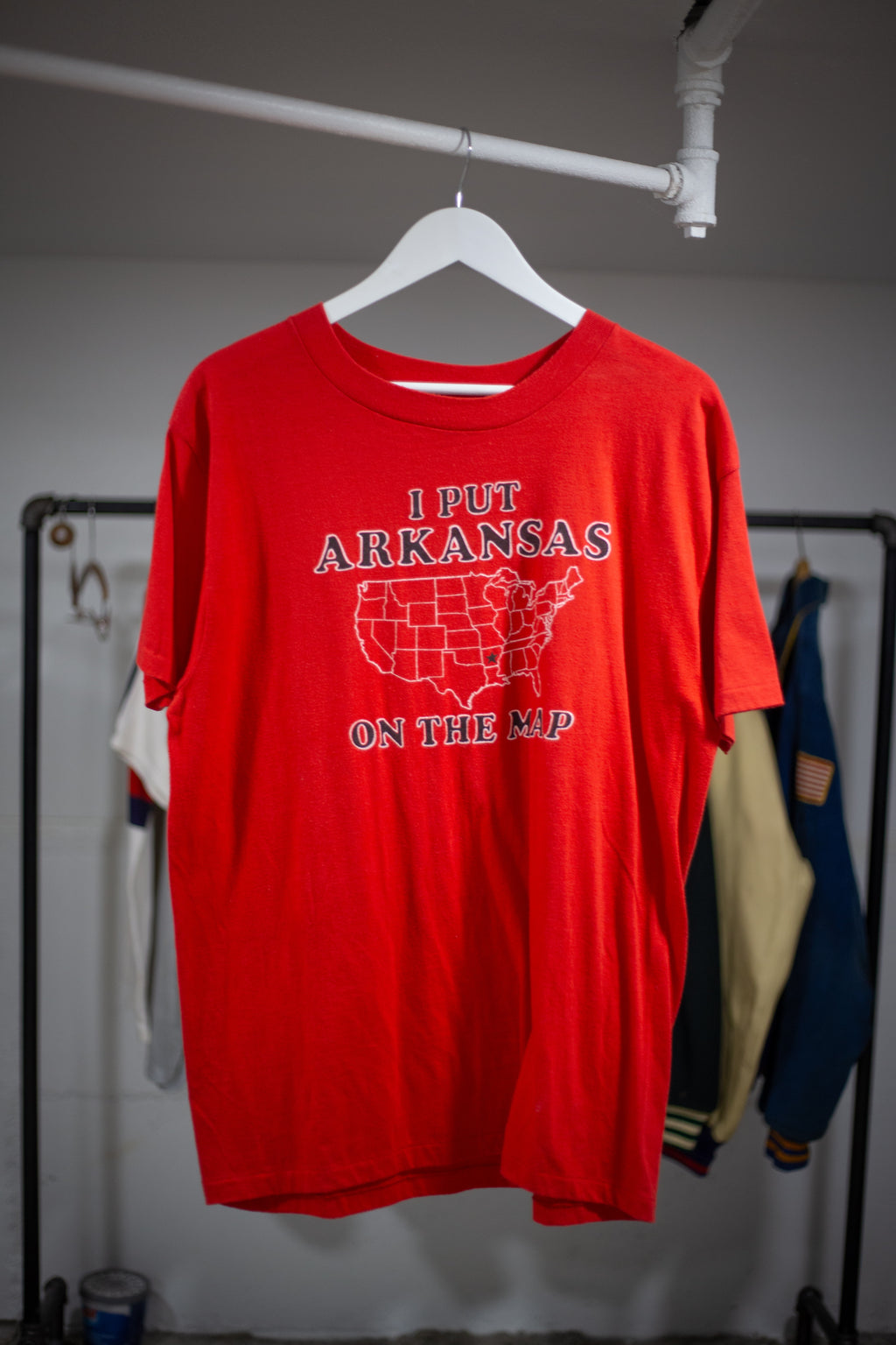 80's I Put Arkansas On The Map T-Shirt | Large