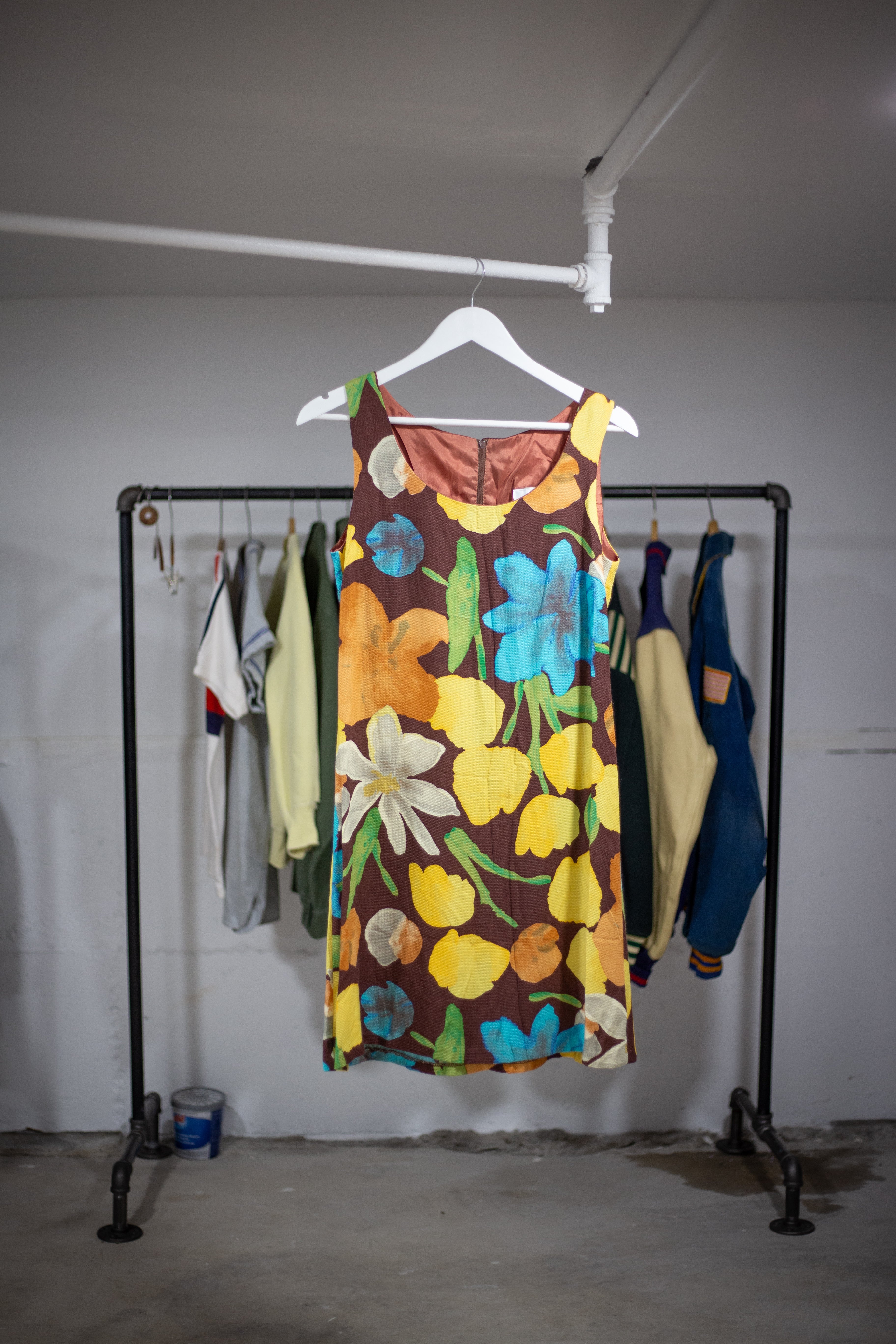 80's Floral Dress | Small/Medium