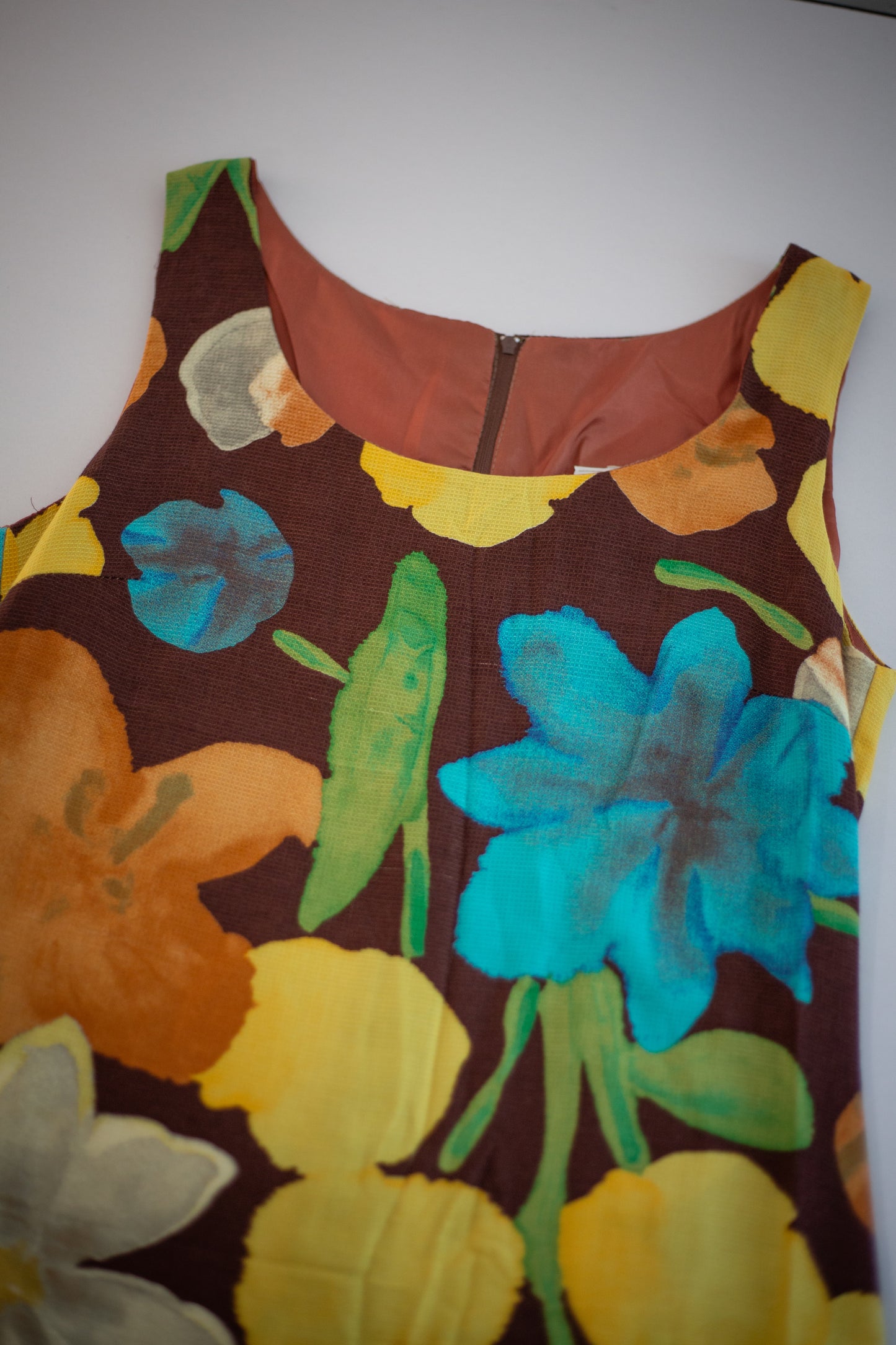 80's Floral Dress | Small/Medium