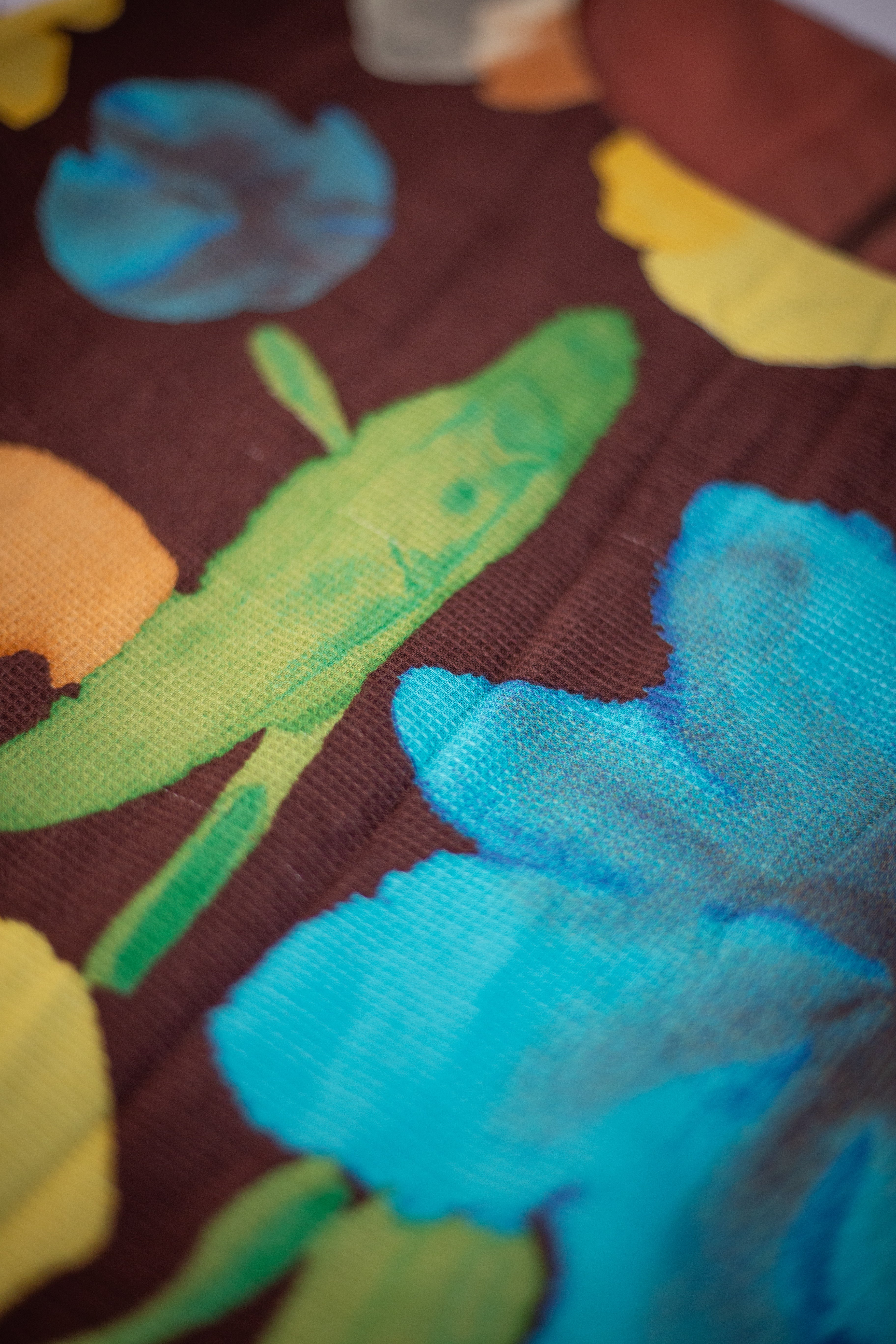 80's Floral Dress | Small/Medium