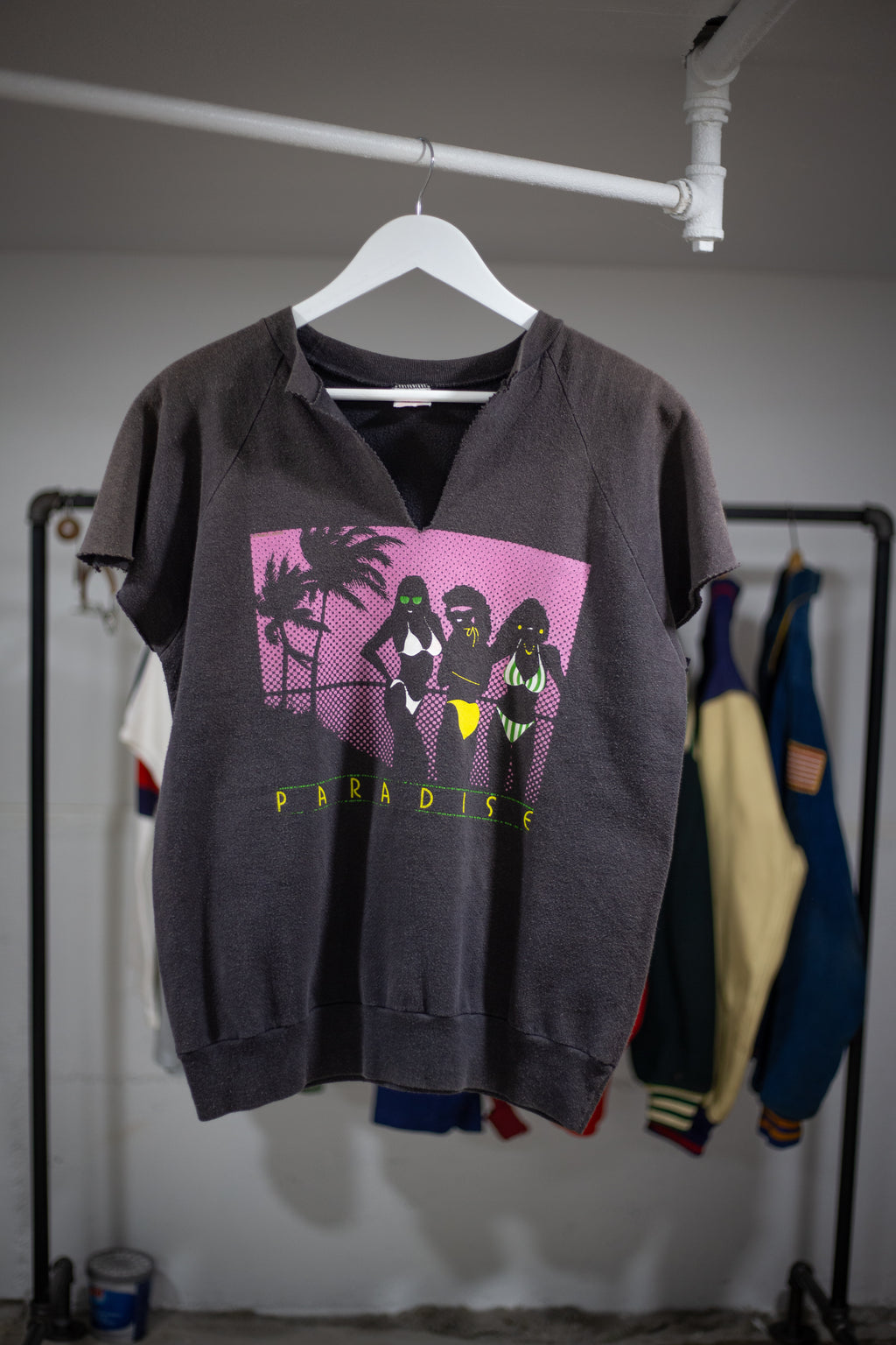 80's Fort Lauderdale Playboy Cut-Off Sweatshirt | Large