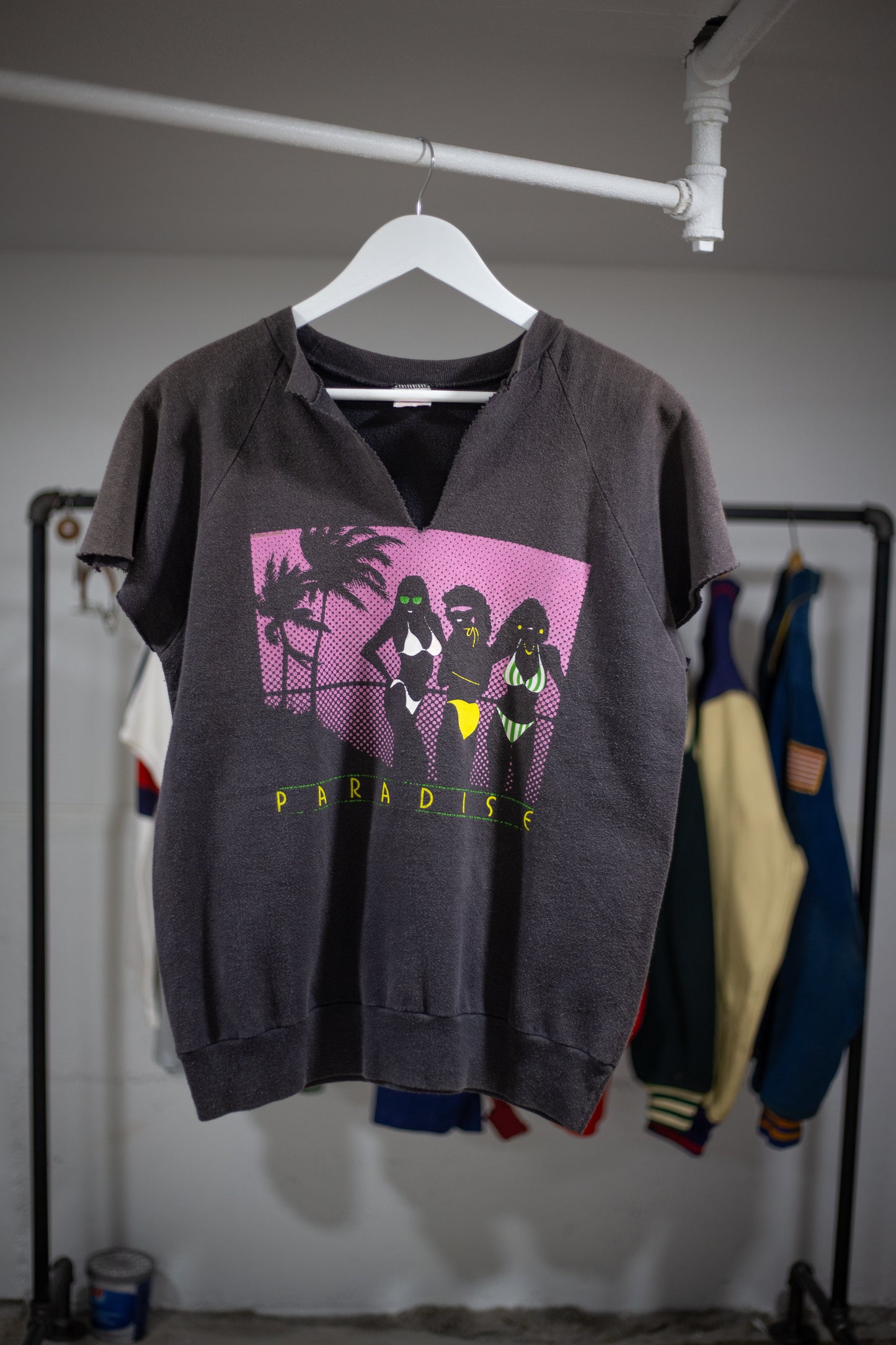 80's Fort Lauderdale Playboy Cut-Off Sweatshirt | Large