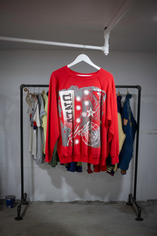 80's UNLV Raglan Sweatshirt | Large/X-Large