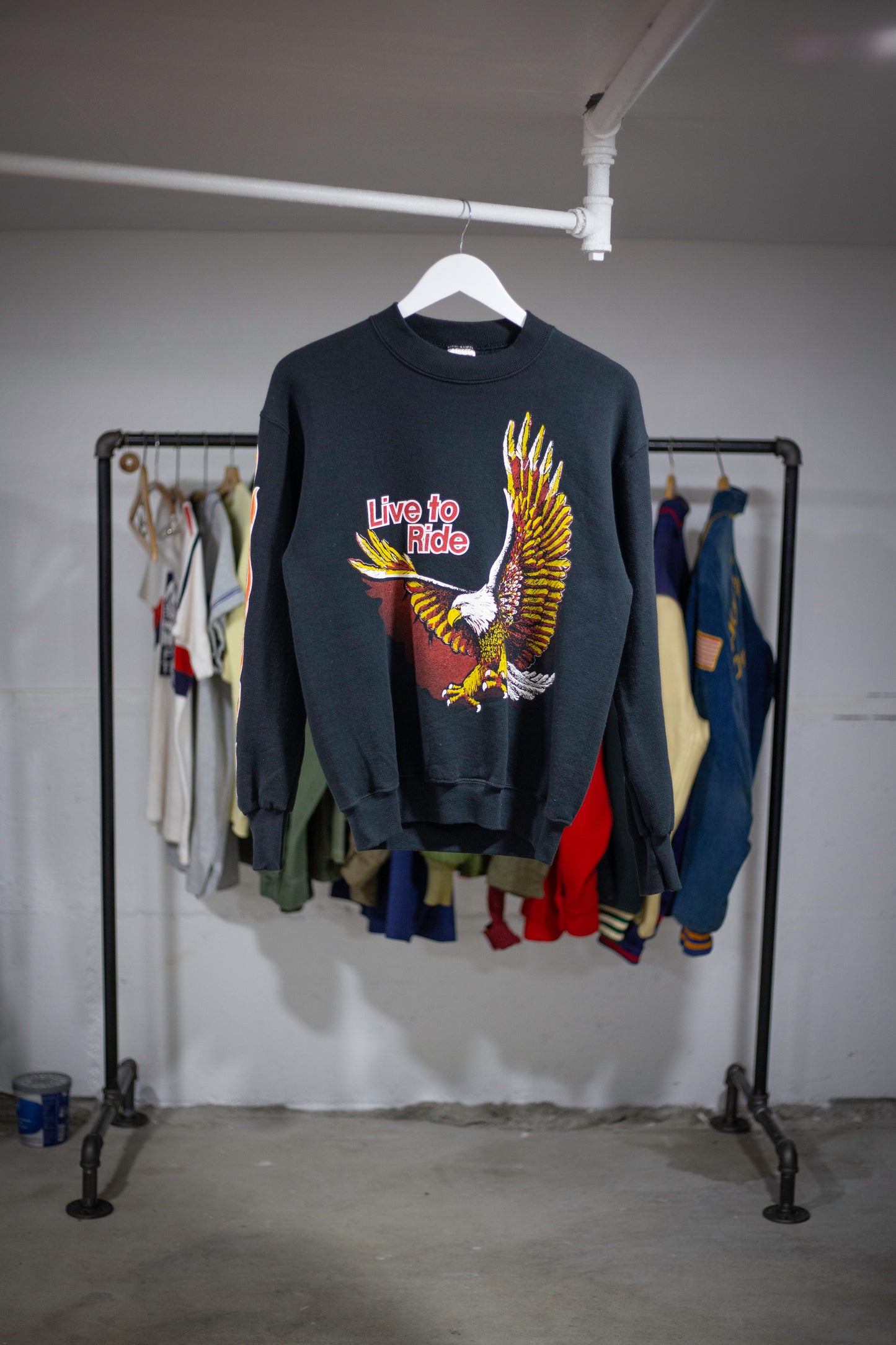 90's San Jose Leather Sweatshirt | Small