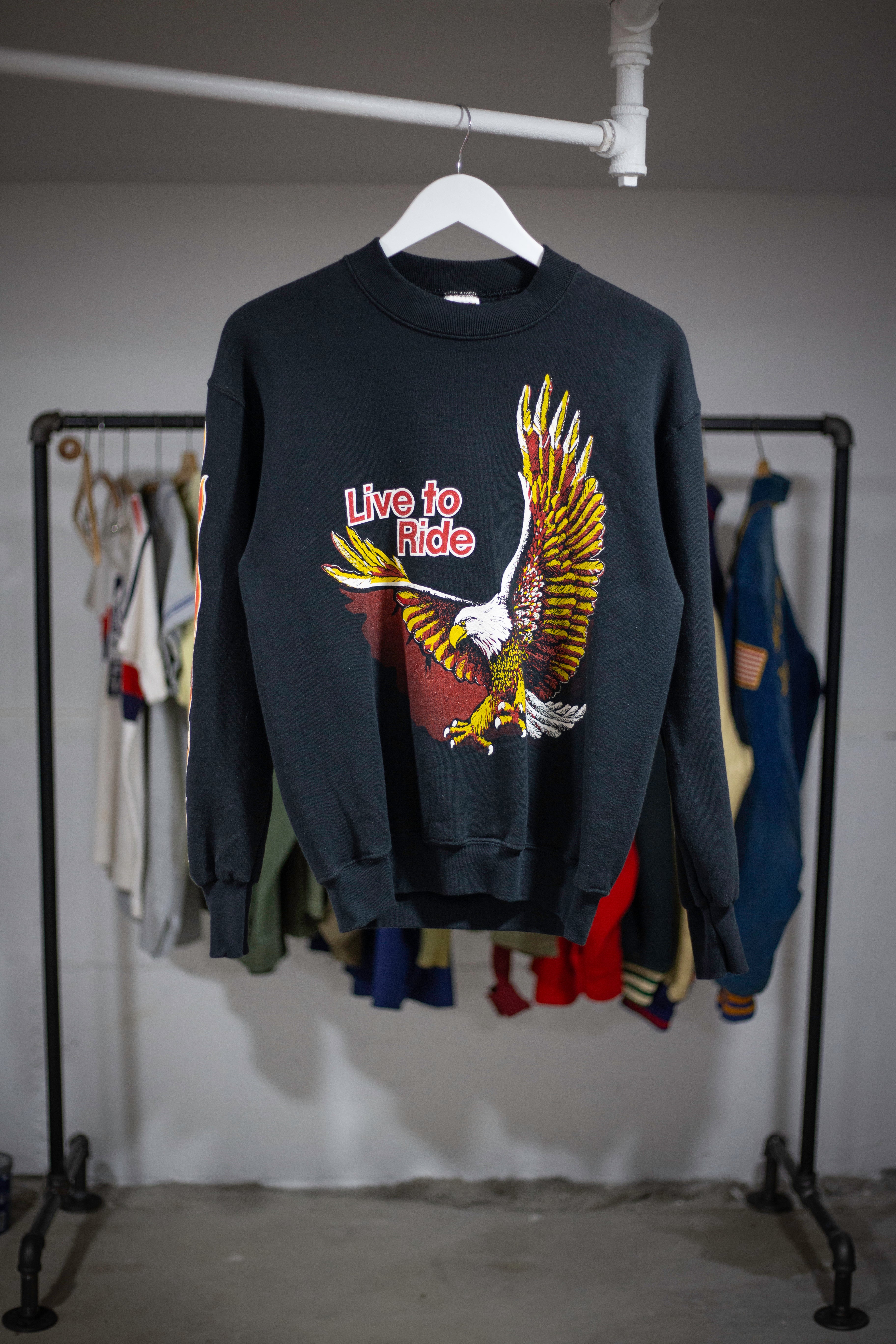 90's San Jose Leather Sweatshirt | Small