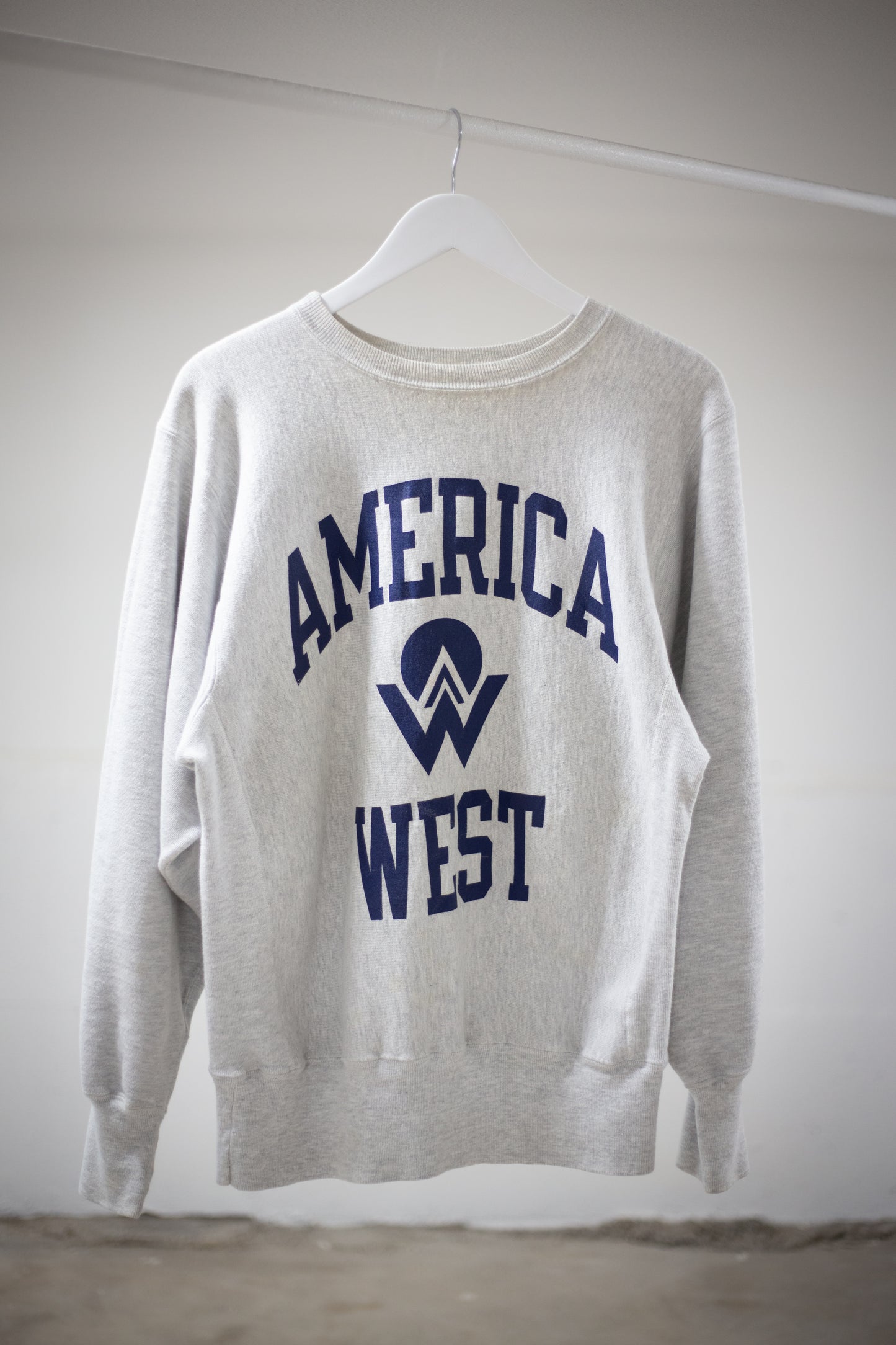 90's Champion Reverse Weave American West Sweatshirt | Medium