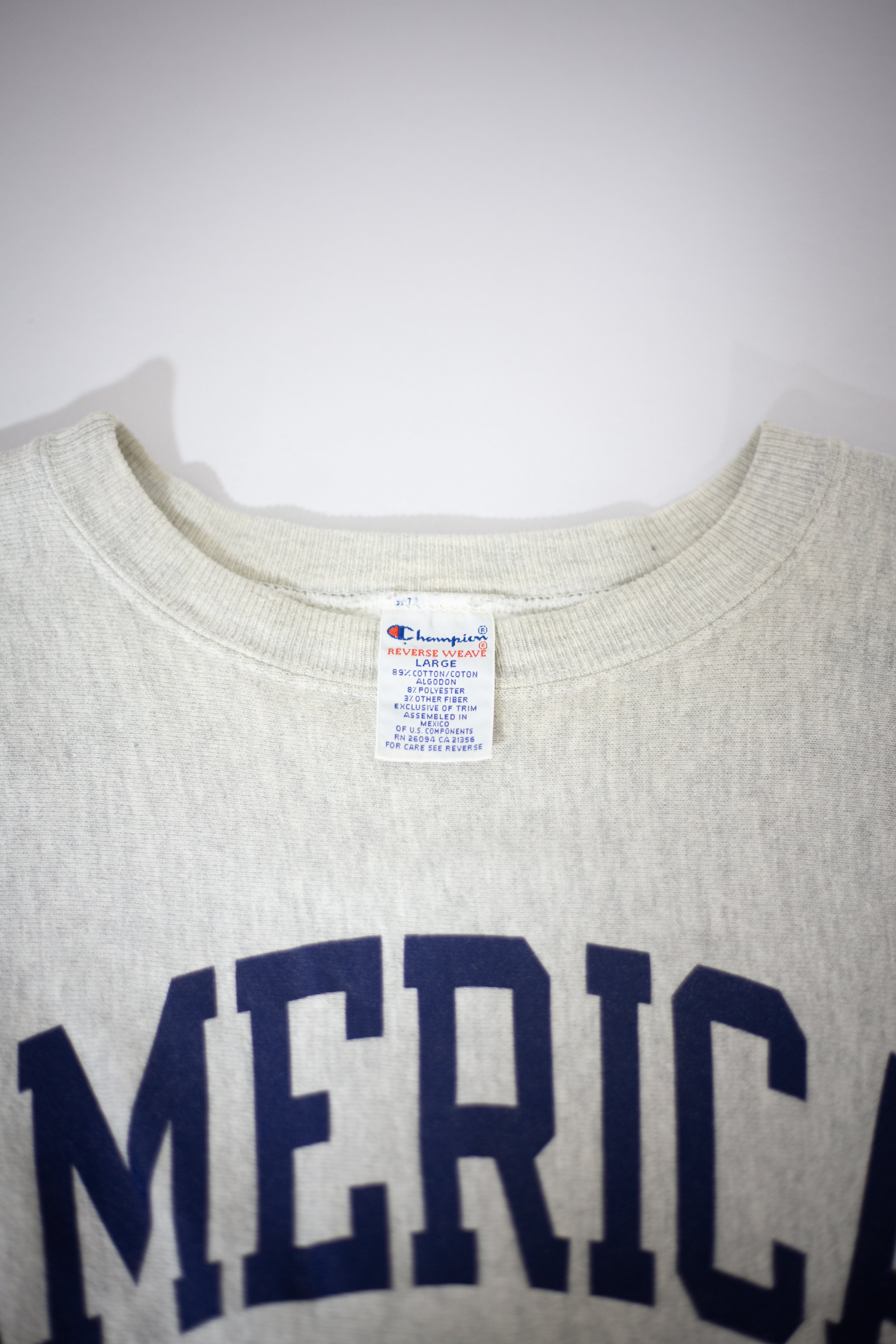 90's Champion Reverse Weave American West Sweatshirt | Medium