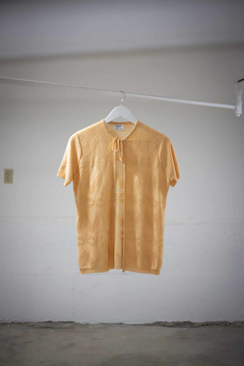 Vintage Angelli Front-Tie Shirt | Small